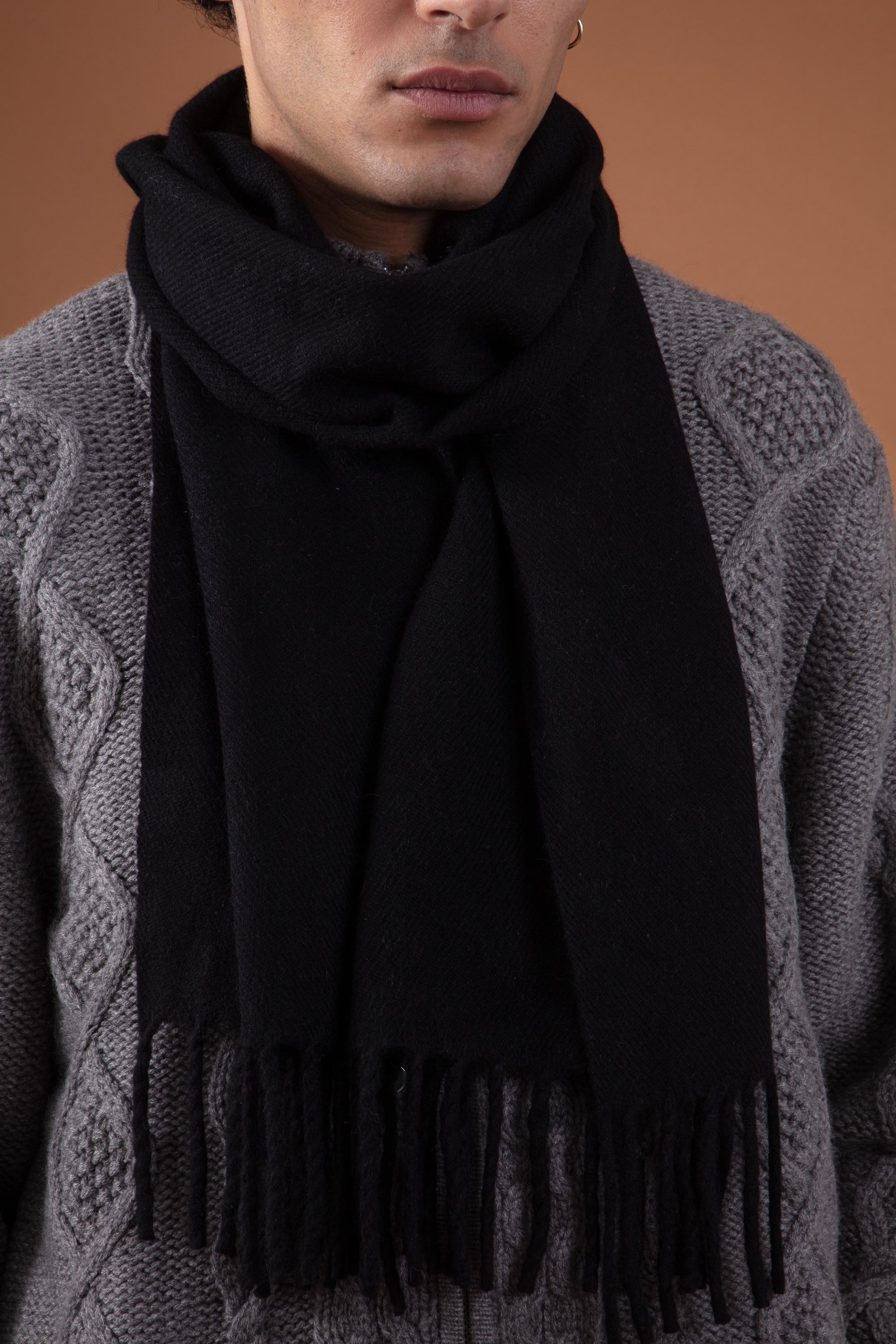 Rêve aus Kaschmir unisex - schwarz - Mahogany