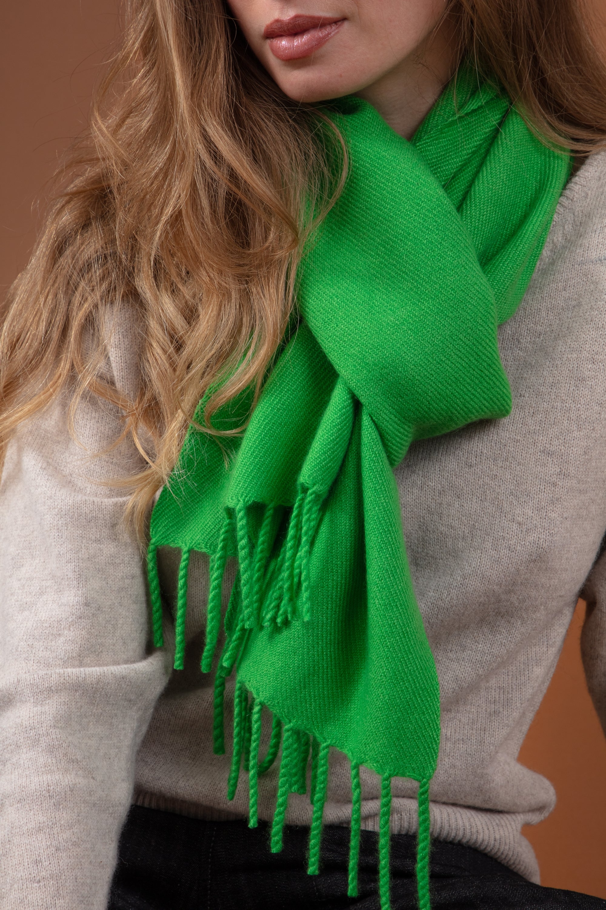 Winter set W en cachemire femme - Vue 2 - flash green - Mahogany