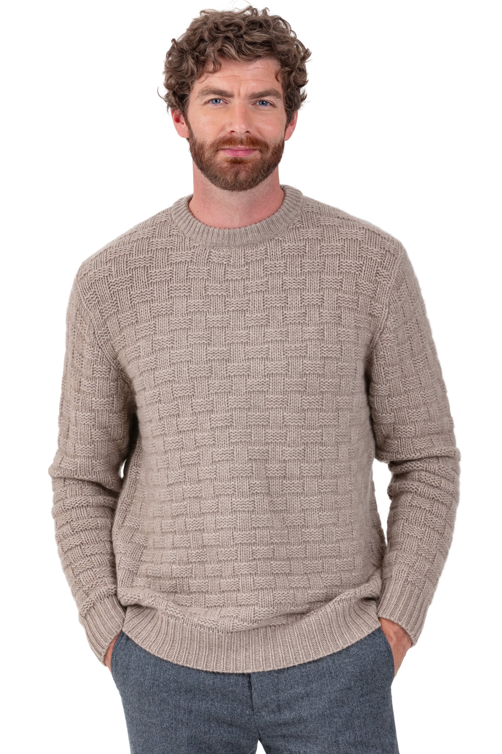 Pedro aus Kaschmir Herren - natural brown - Mahogany