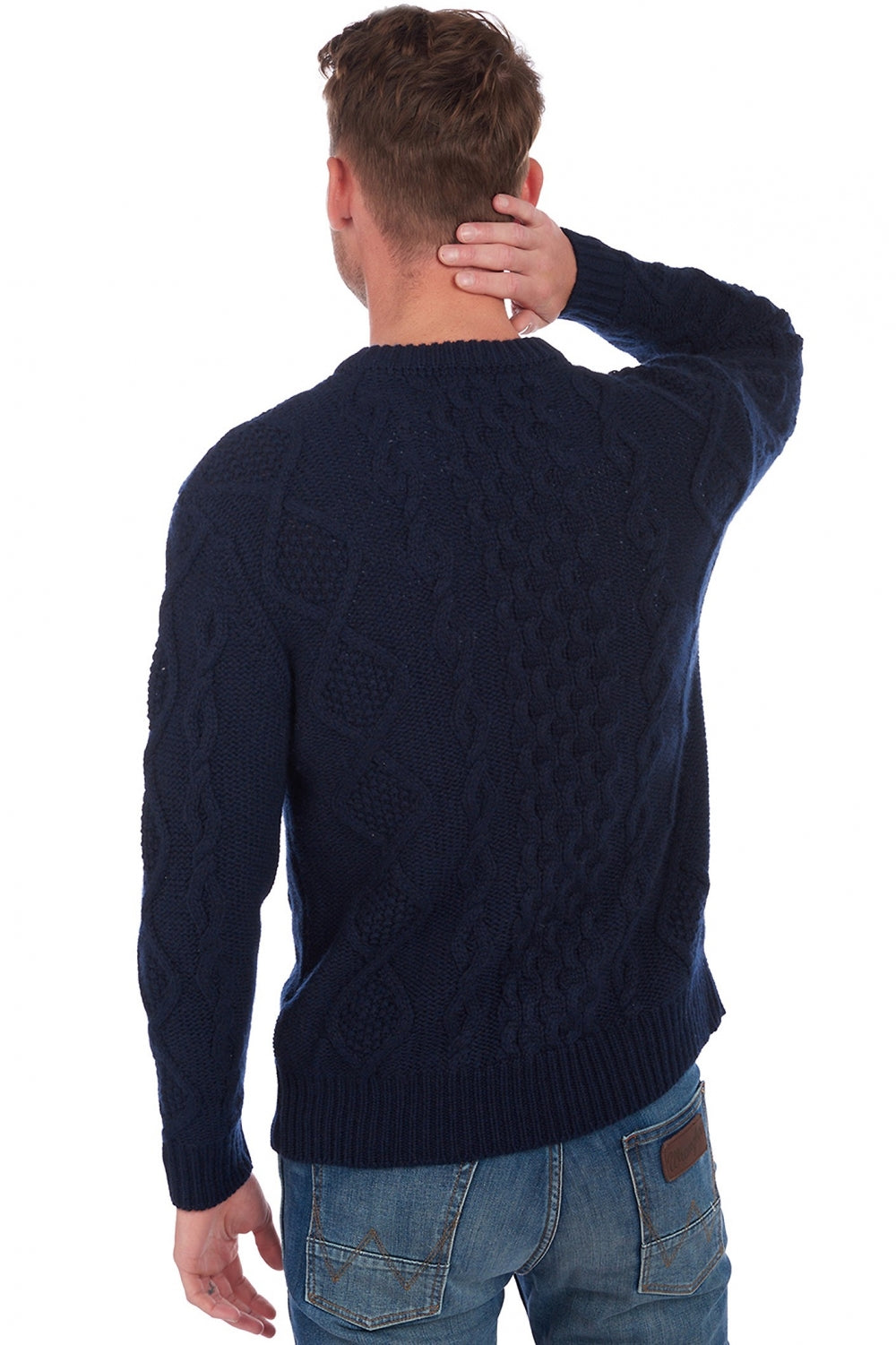 Acharnes en cachemire homme - Vue 1 - marine foncé - Mahogany