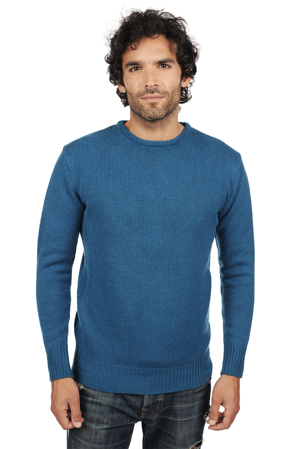 Bilal aus Kaschmir für Herren - bleu canard - Mahogany