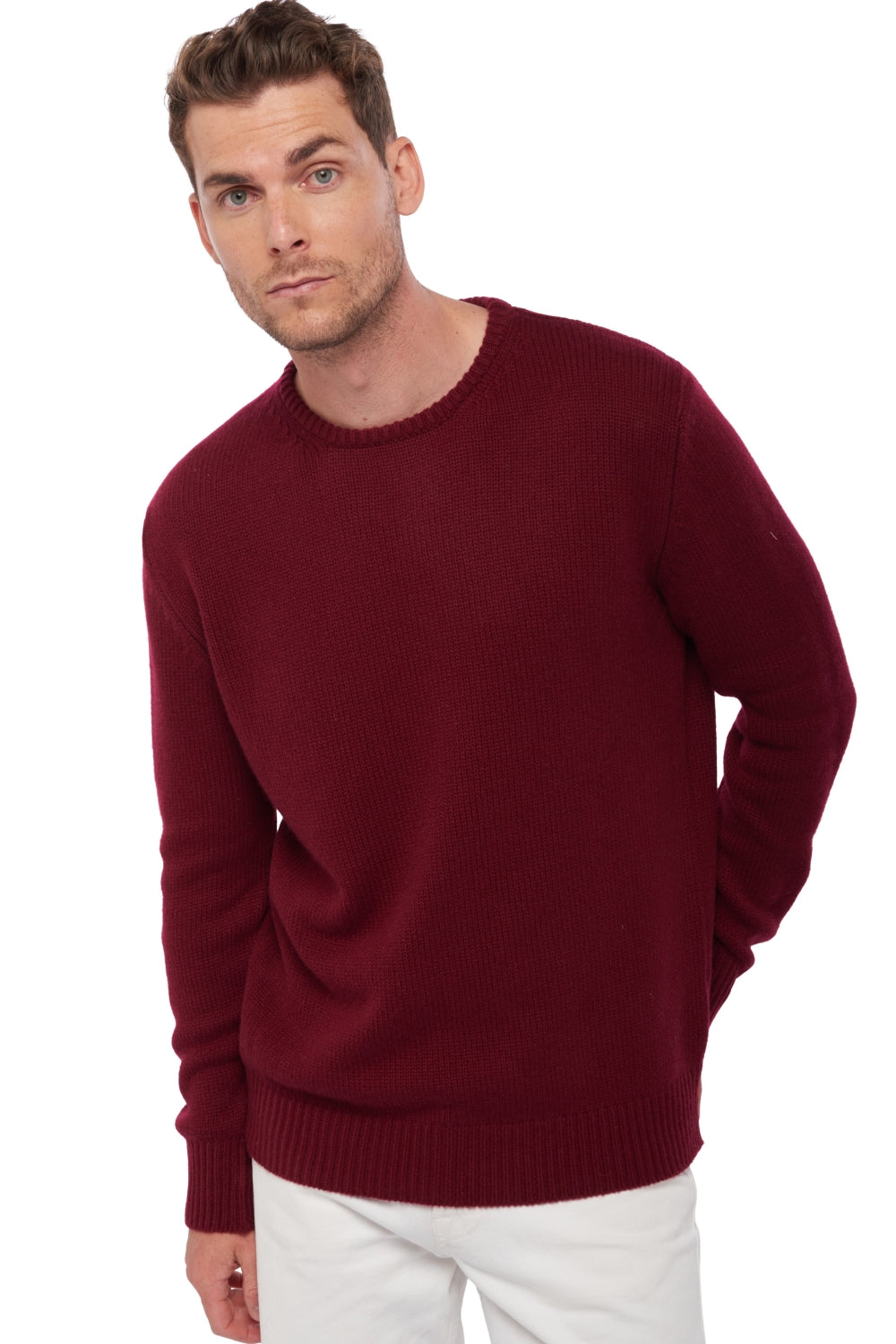 Bilal aus Kaschmir für Herren - bordeaux - Mahogany