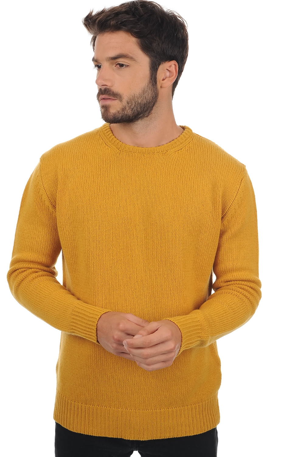 Bilal aus Kaschmir für Herren - moutarde - Mahogany