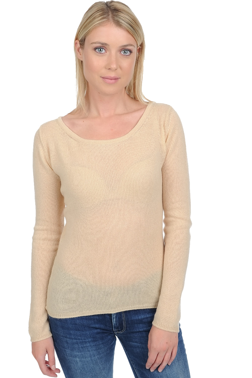 Caleen aus Kaschmir für Damen - honey - Mahogany