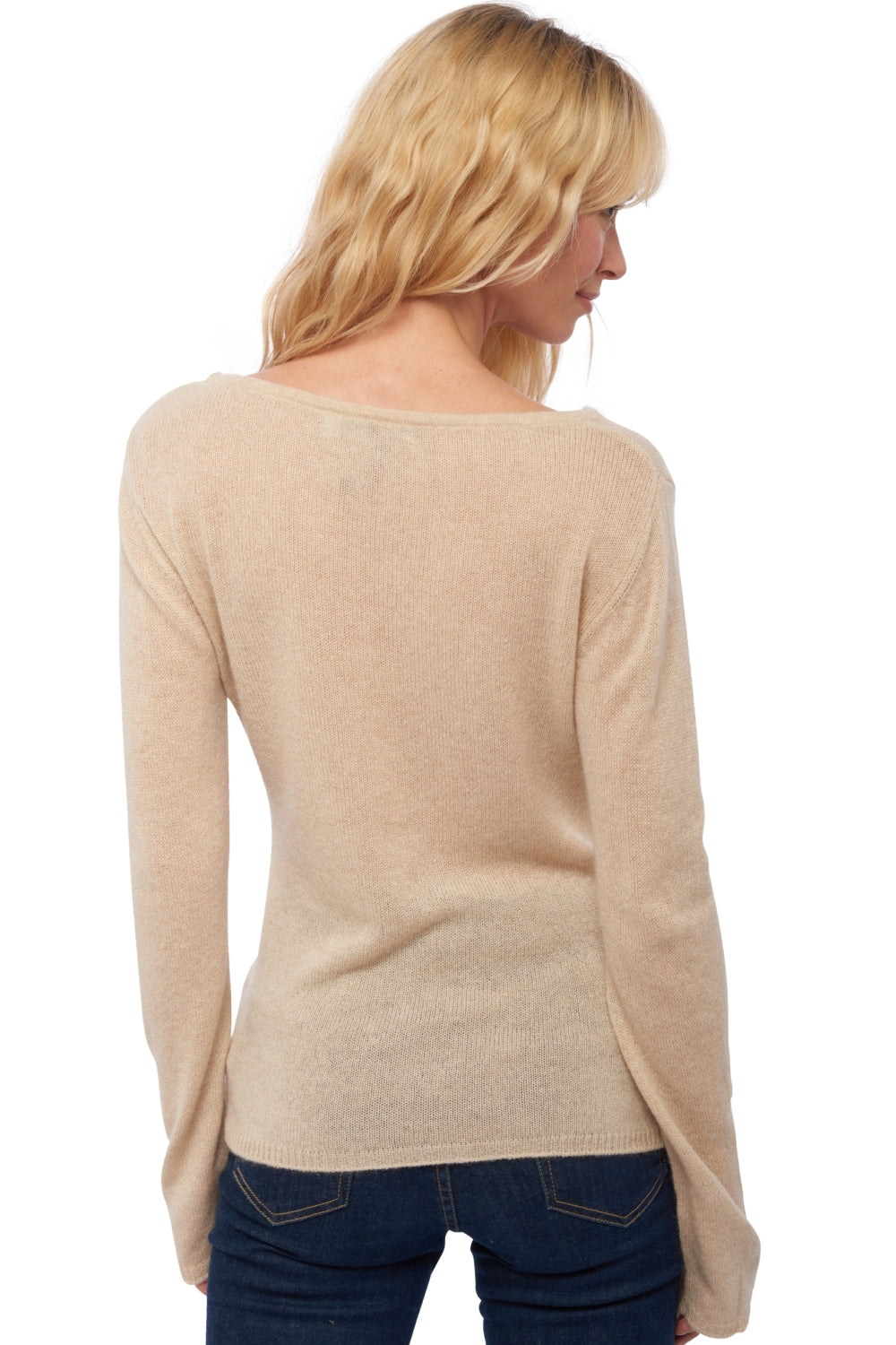 Caleen Kaschmirpullover Damen – Ansicht 2 – natural beige – Mahogany
