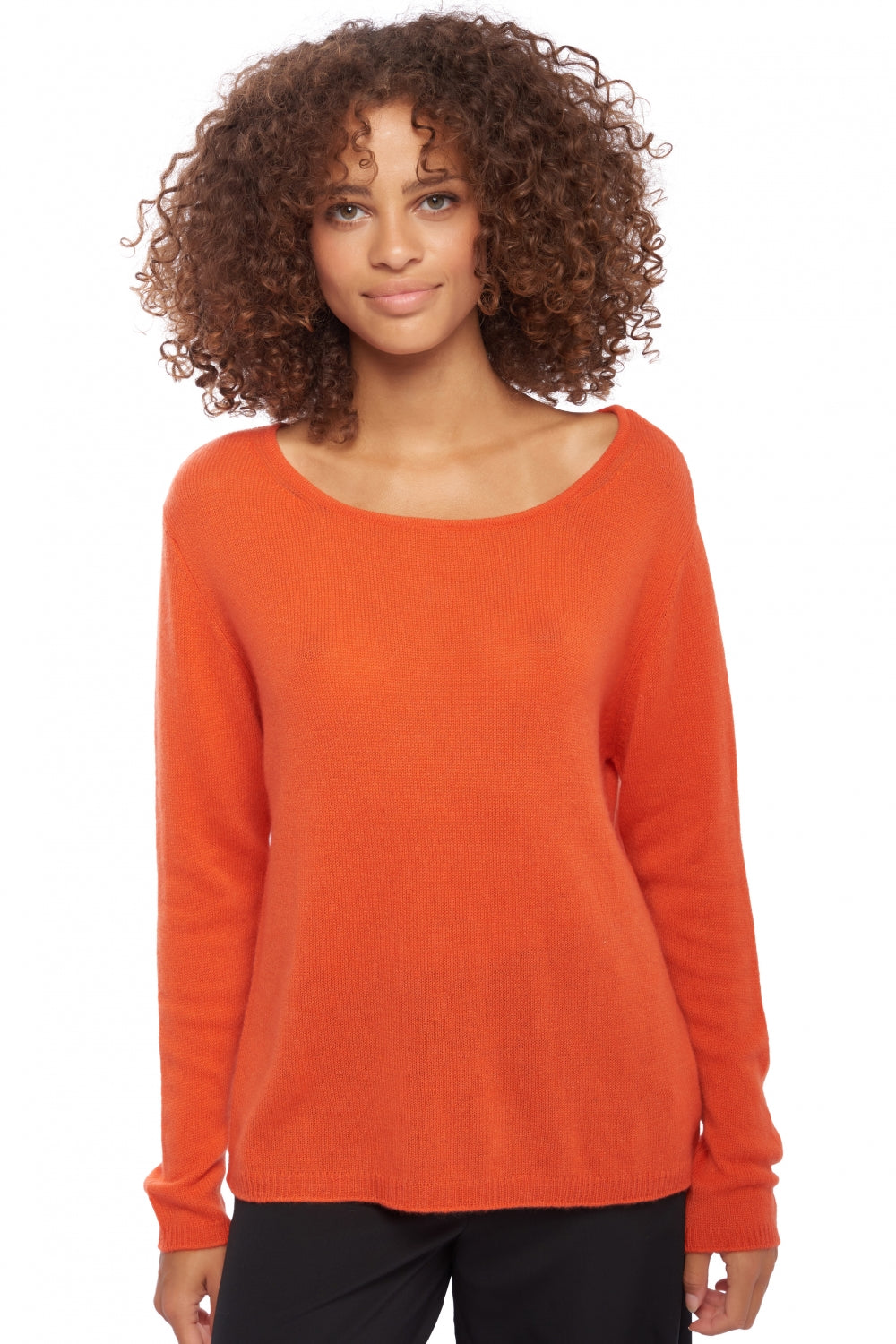 Caleen aus Kaschmir für Damen - Satsuma - Mahogany