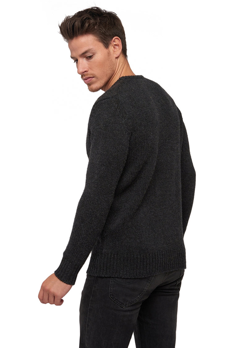 Cole aus Kamelwolle für Herren – Ansicht 1 – anthracite – Mahogany