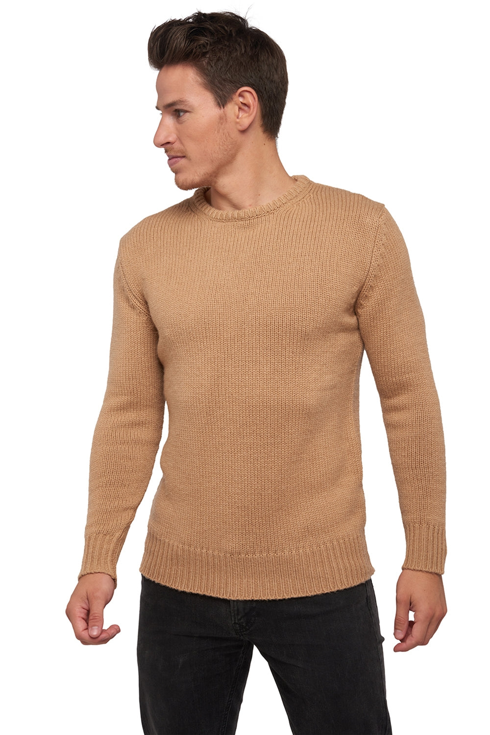 Cole aus Kamel für Herren - Naturkamel - Mahogany