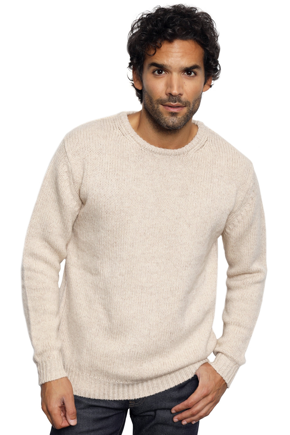 Cole aus Kamel für Herren - Natur - Mahogany