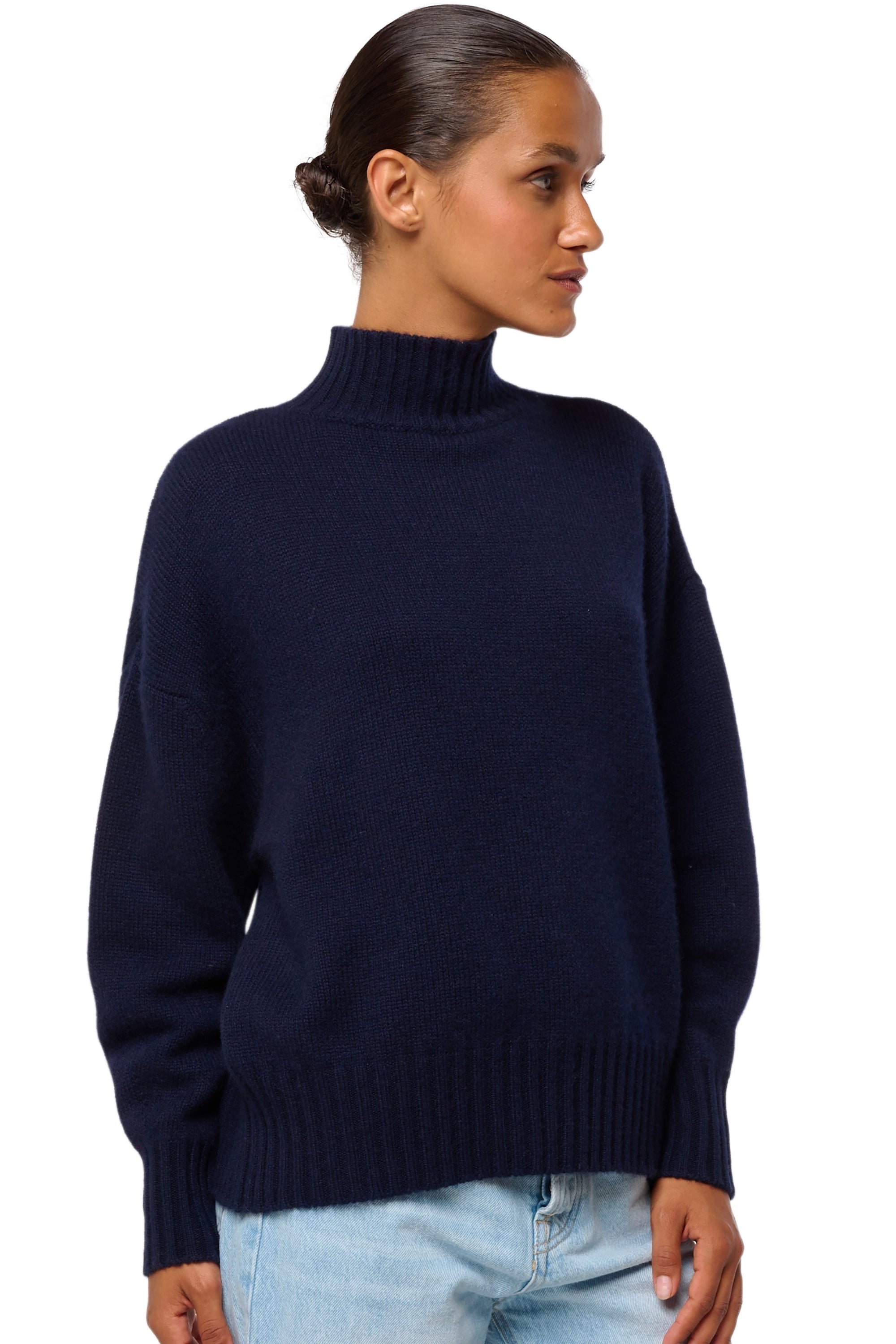 Daniella en cachemire femme - Vue 1 - marine foncé - Mahogany