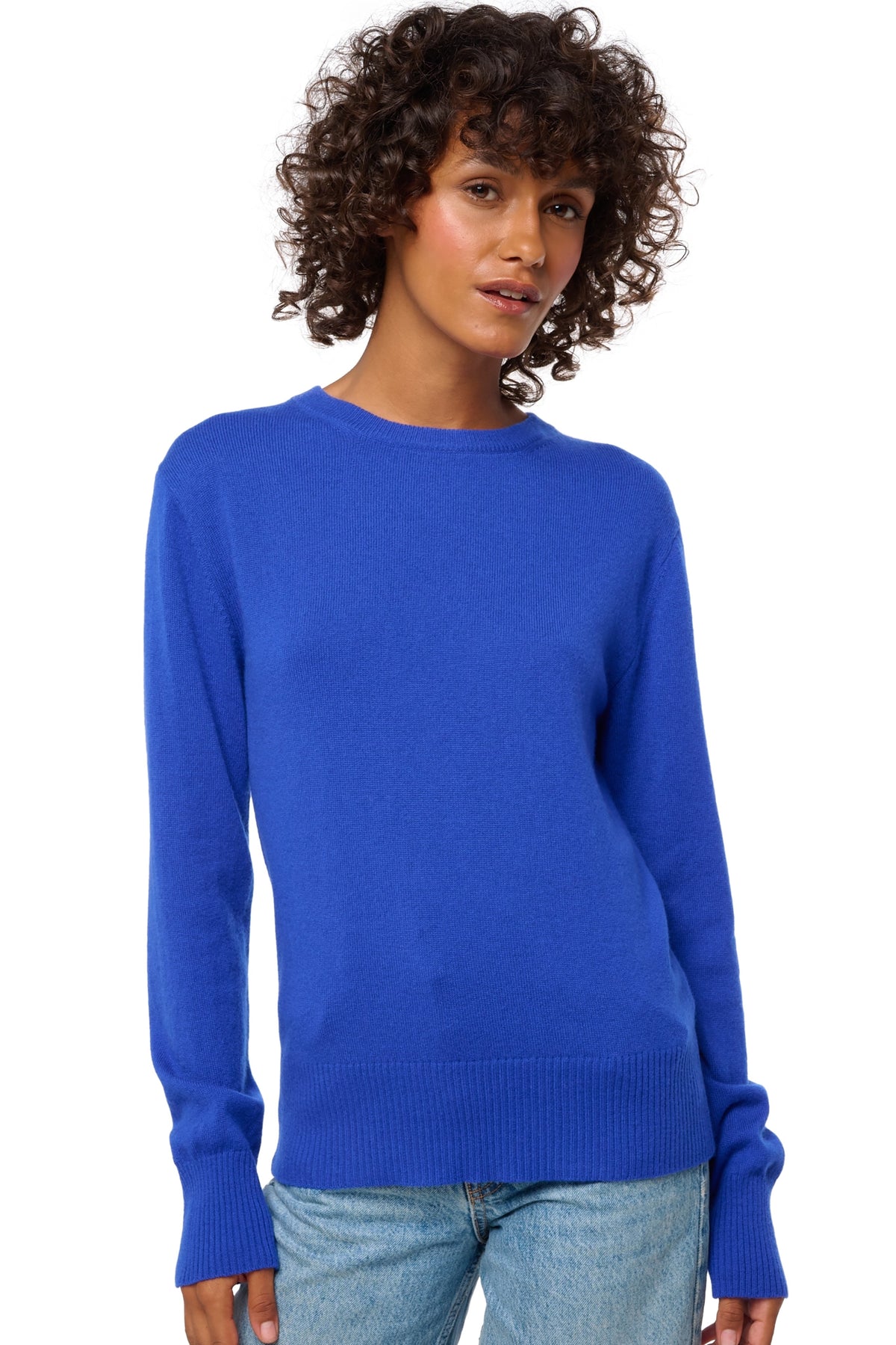 Daria Kaschmirpullover Damen - bleu regata - Mahogany