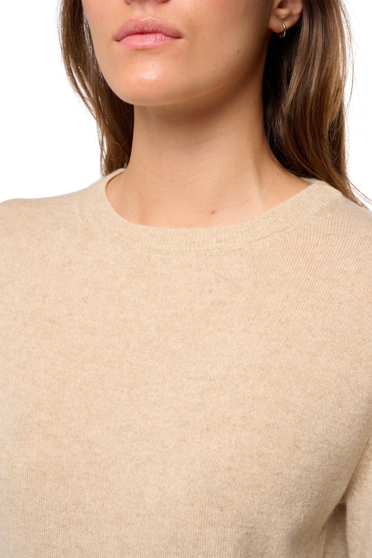 Daria Kaschmirpullover Damen - Ansicht 2 - natural winter dawn - Mahogany