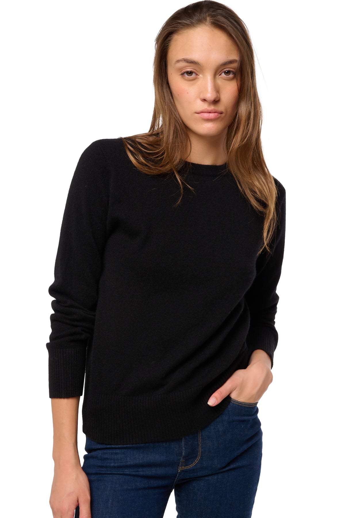 Daria Kaschmirpullover Damen - Ansicht 1 - schwarz - Mahogany