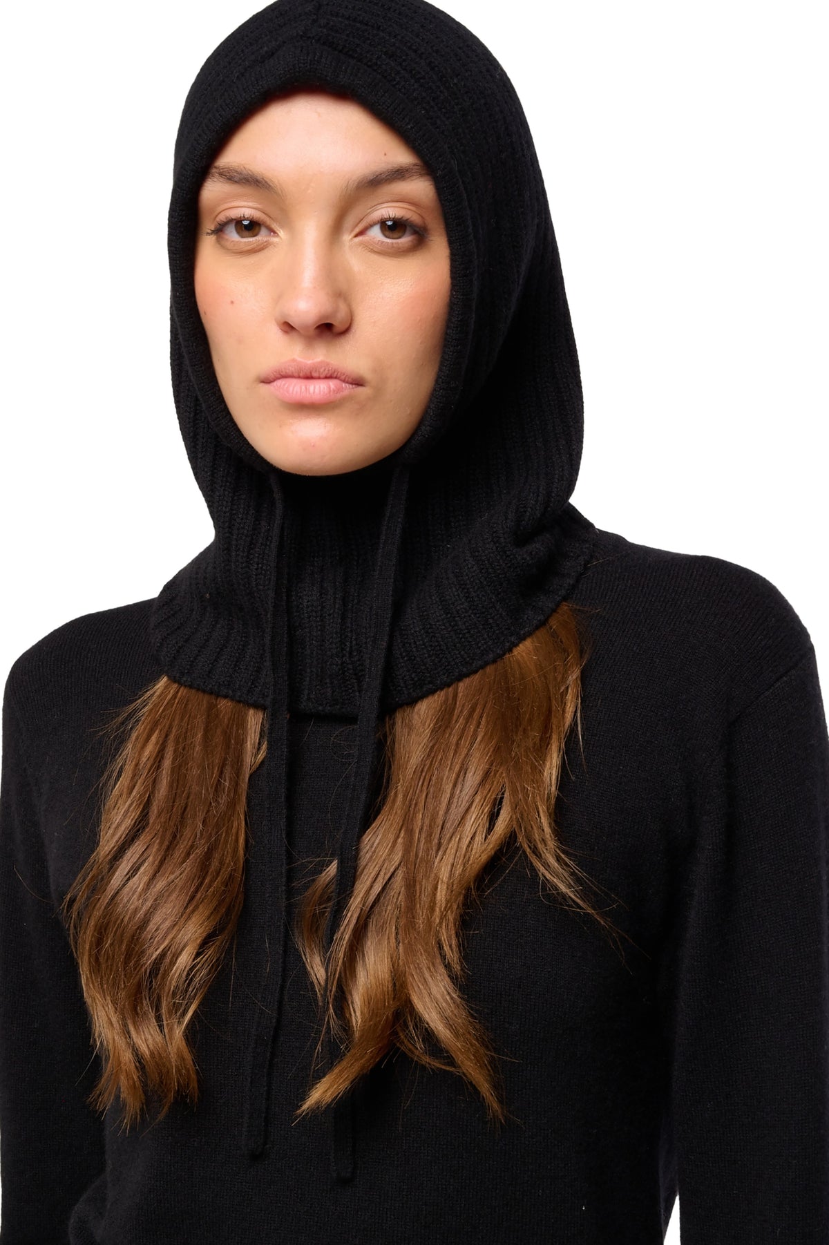 Deefoo Kaschmirpullover unisex - schwarz - Mahogany