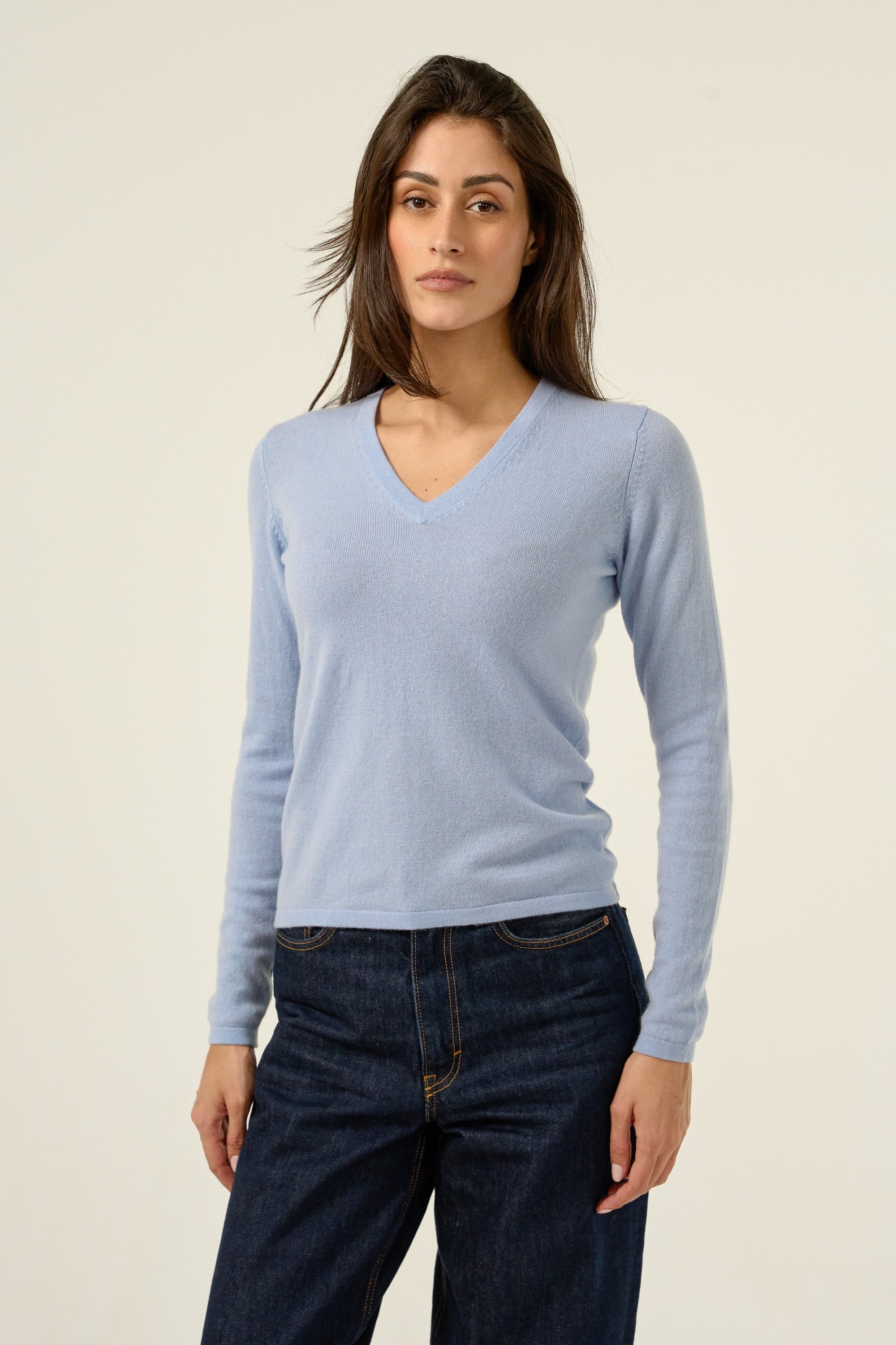 Emma aus Kaschmir Damen - Ansicht 1 - ciel - Mahogany