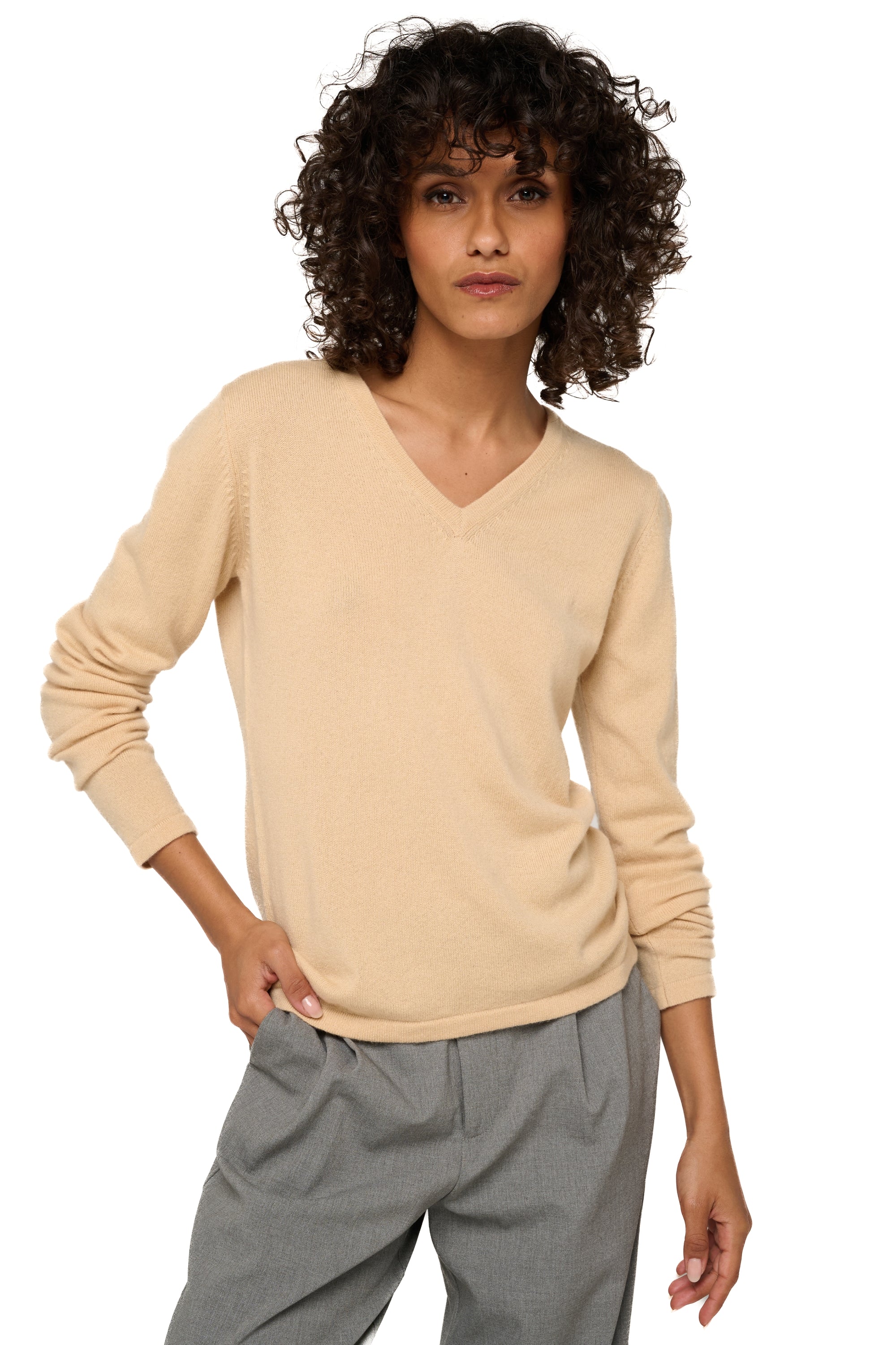 Emma aus Kaschmir Damen - honey - Mahogany