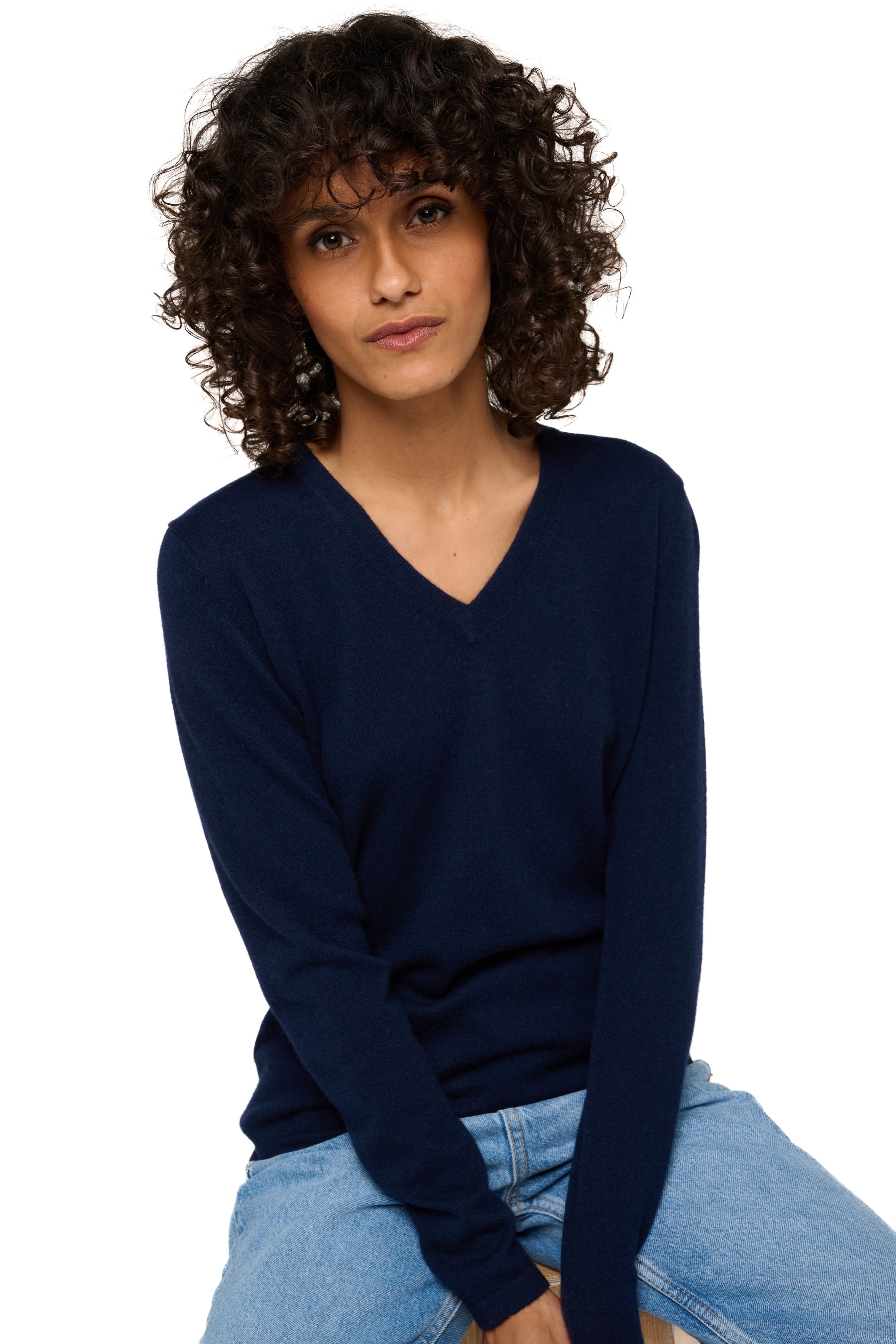 Emma aus Kaschmir Damen - Ansicht 1 - dunkelmarineblau - Mahogany