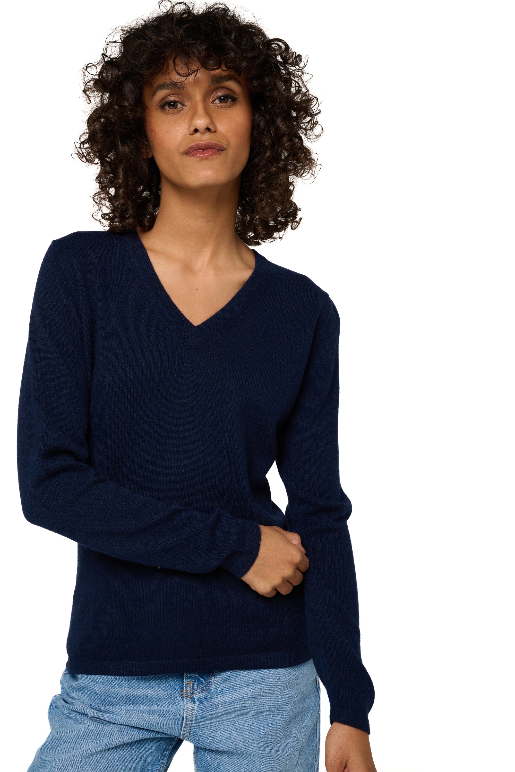 Emma aus Kaschmir Damen - dunkelmarineblau - Mahogany