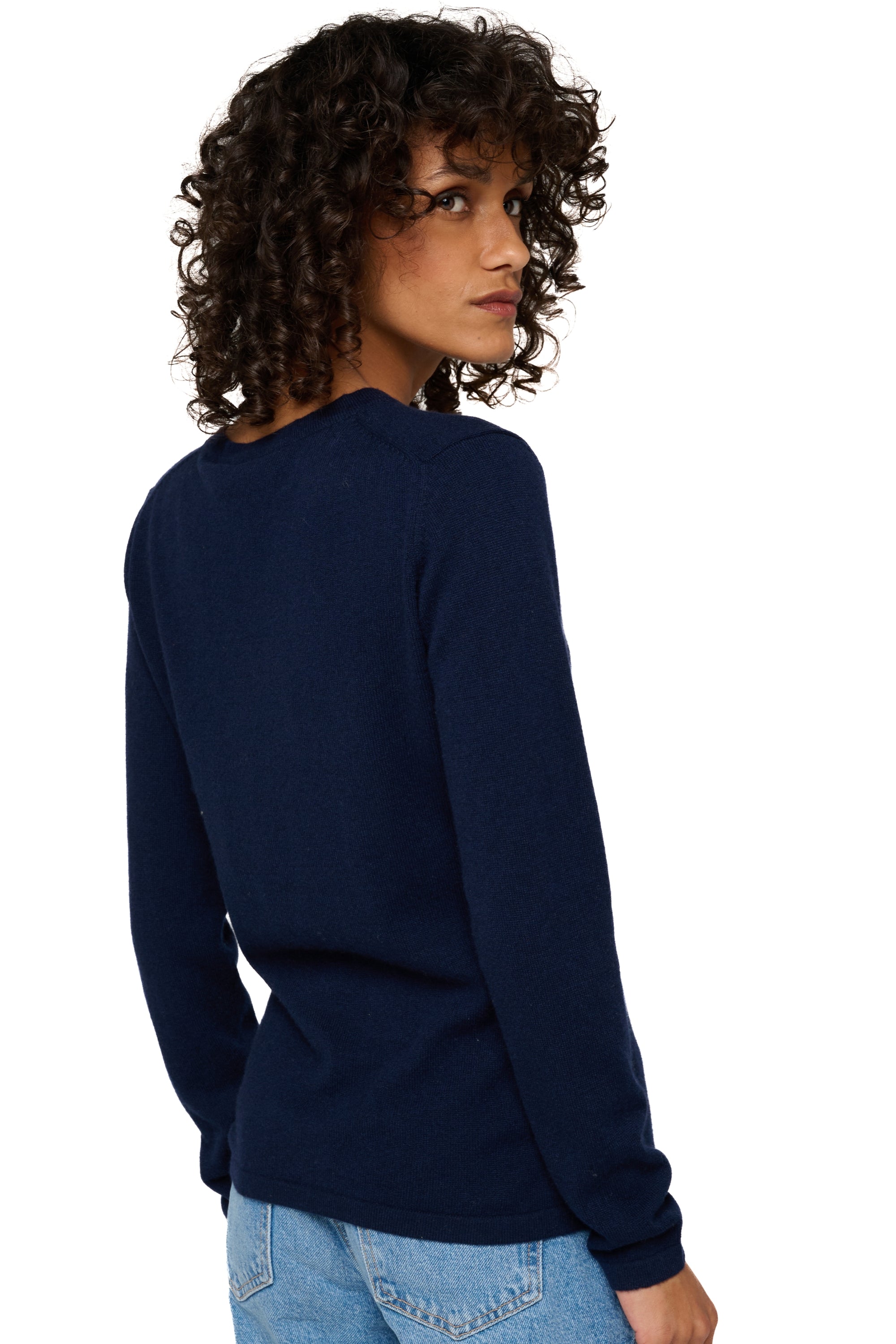 Emma aus Kaschmir Damen - Ansicht 3 - dunkelmarineblau - Mahogany