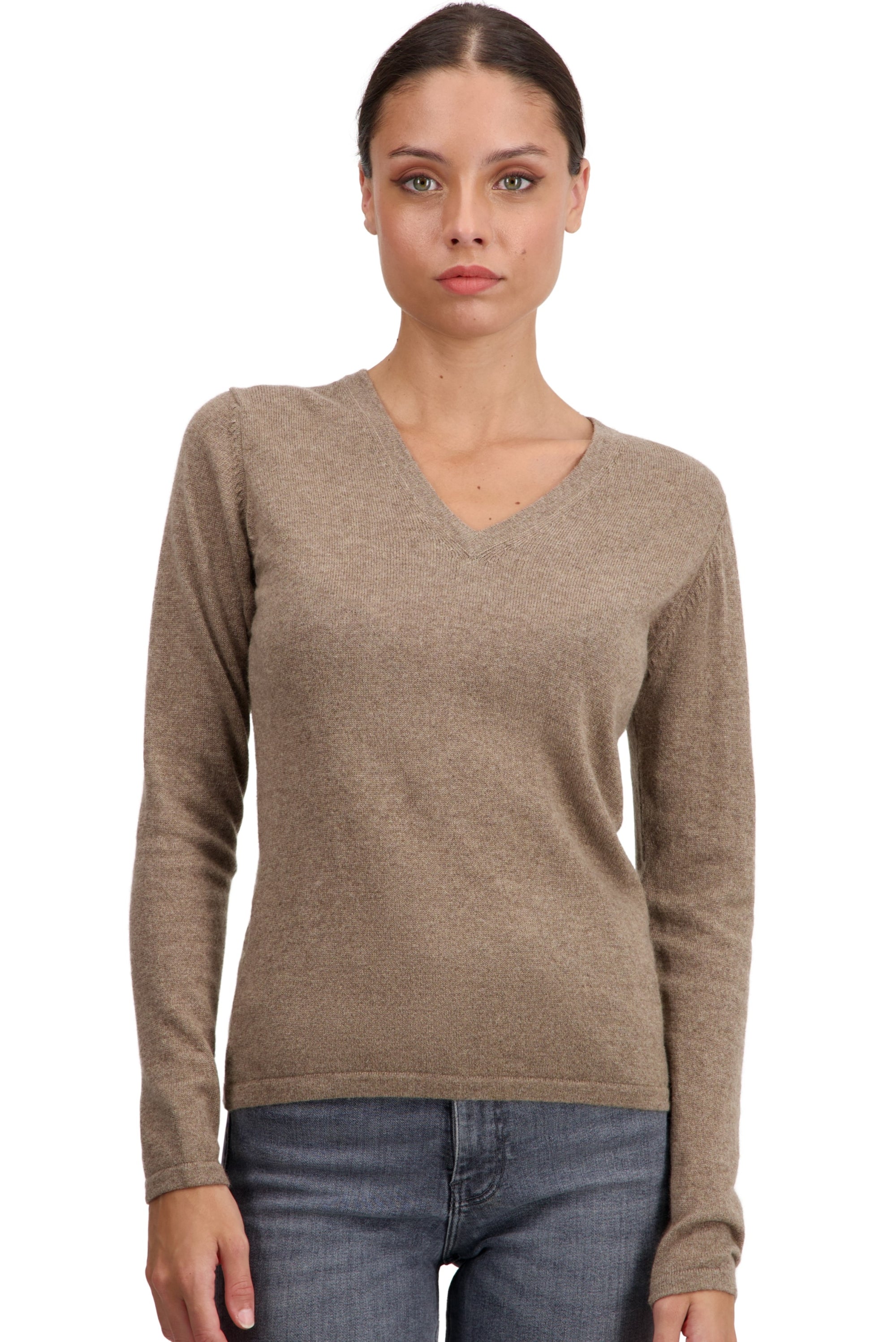 Emma aus Kaschmir Damen - natural terra - Mahogany
