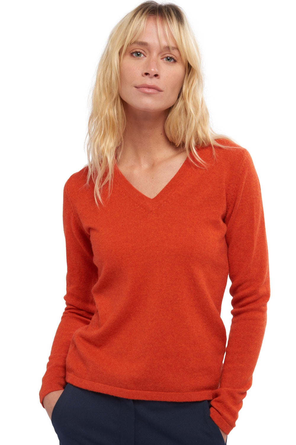Emma aus Kaschmir Damen - paprika - Mahogany
