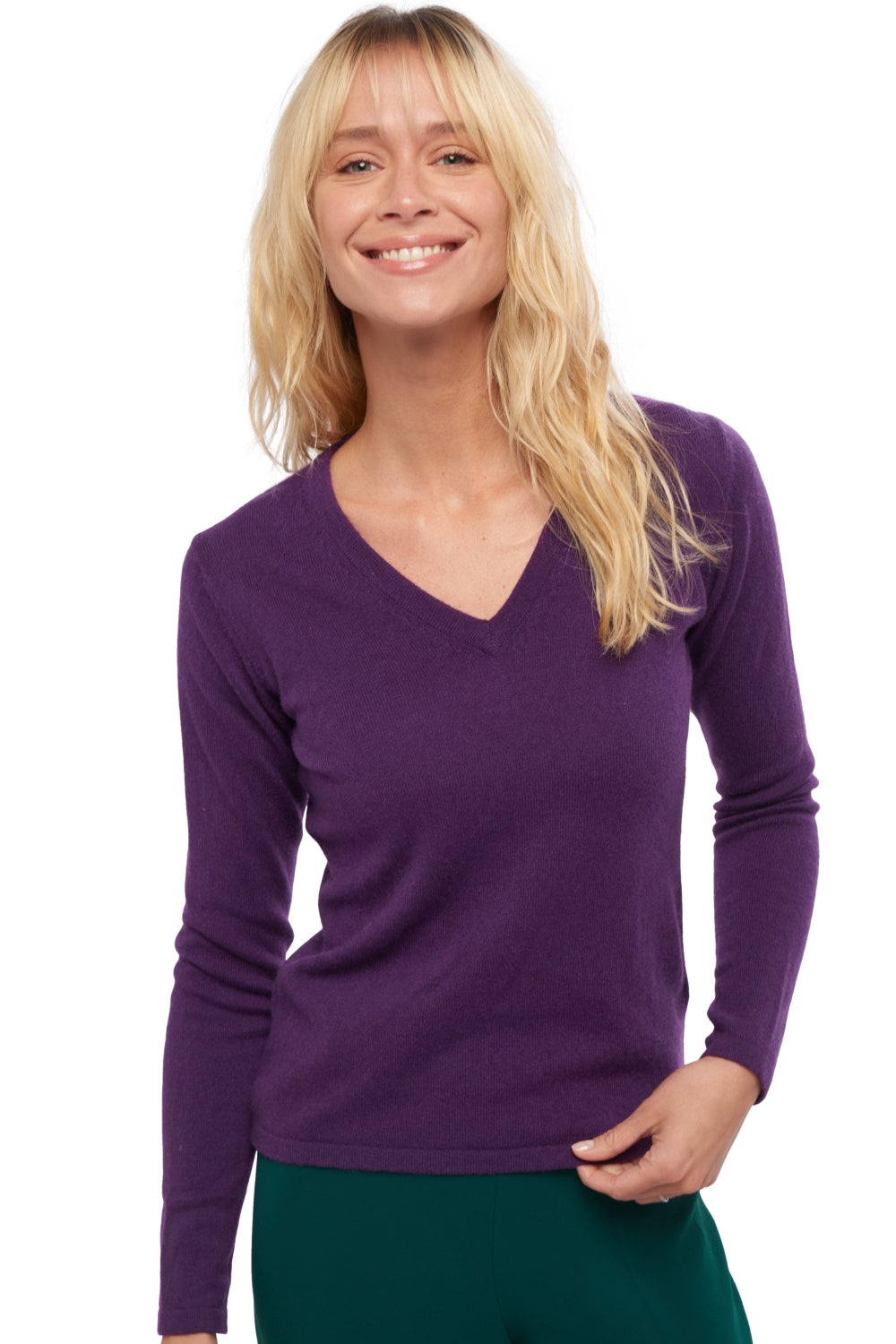 Emma aus Kaschmir Damen - sehr lebhaftes violett - Mahogany