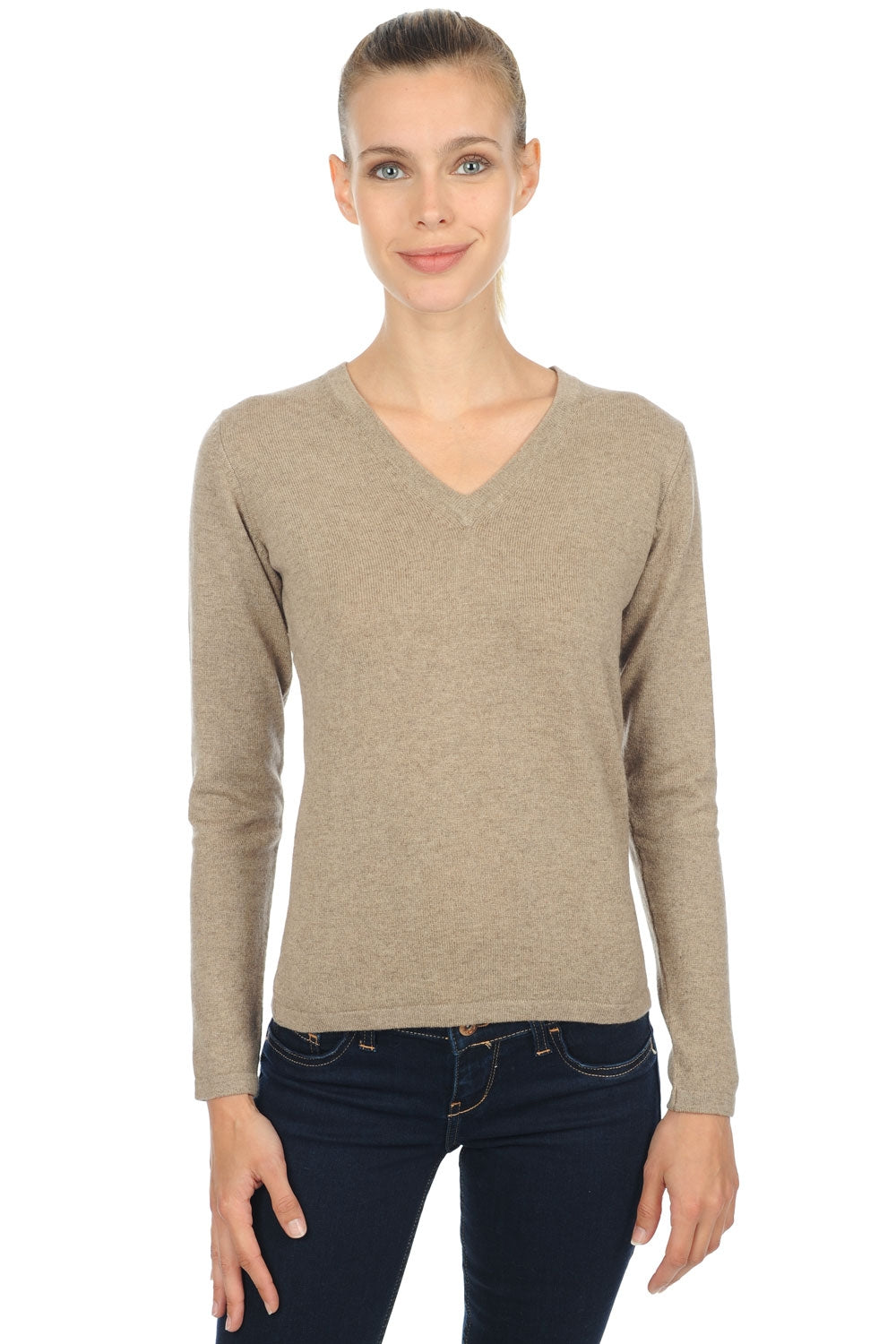 Emma Premium aus Kaschmir für Damen - dolma natural - Mahogany