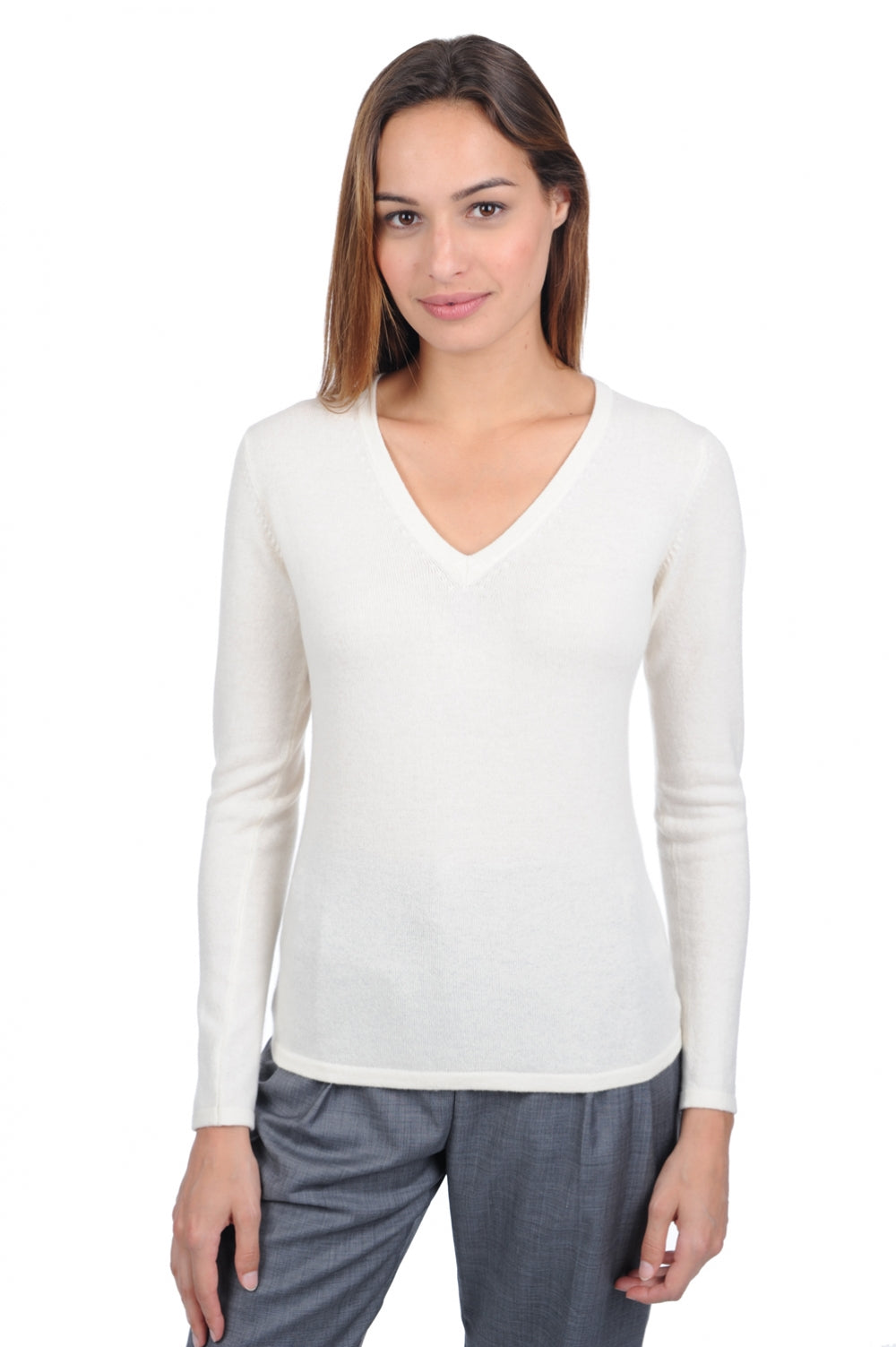 Emma Premium aus Kaschmir für Damen - tenzin natural - Mahogany