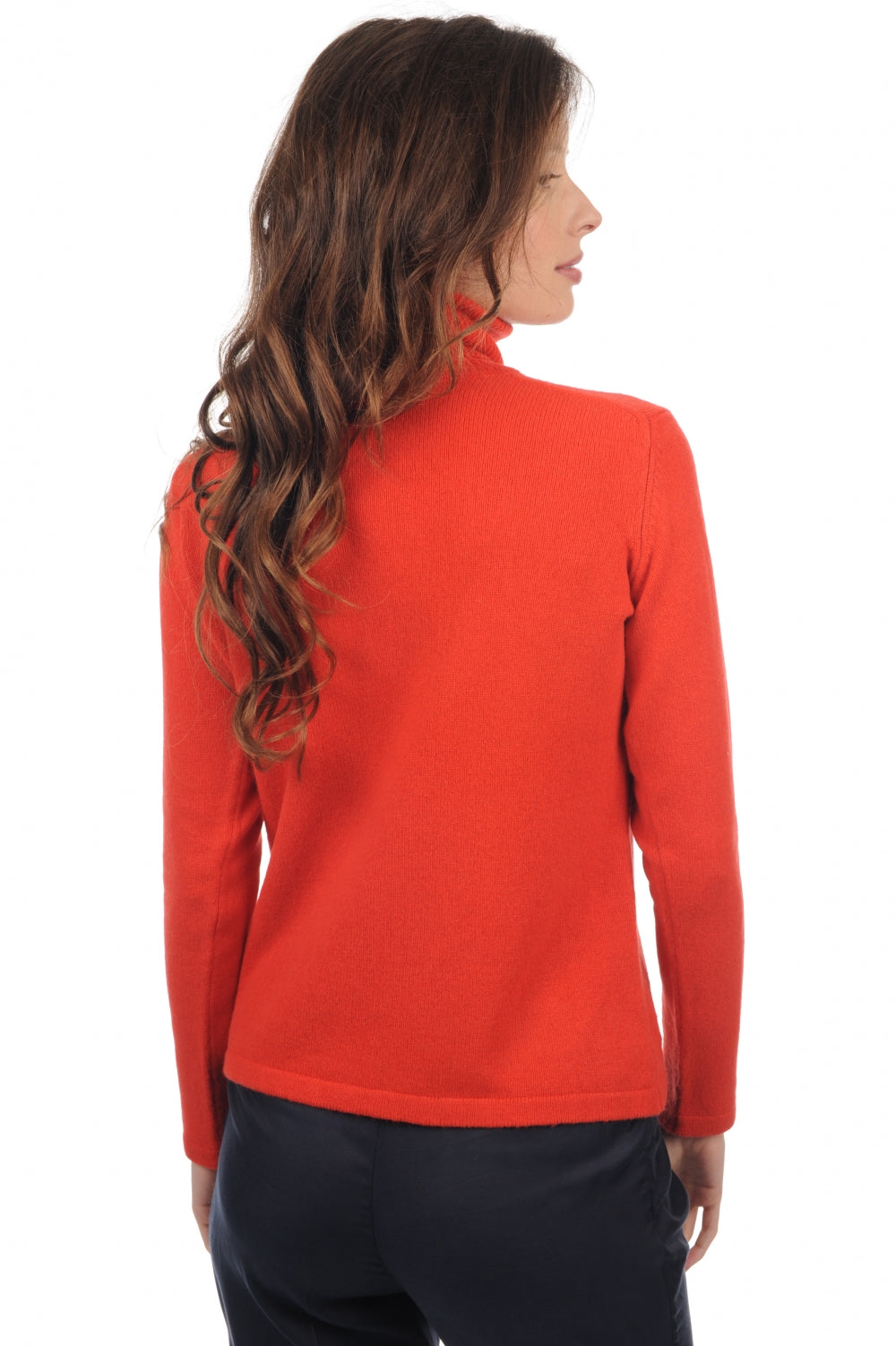 Fanelle aus Yak Damen - Ansicht 1 - Grenadine - Mahogany