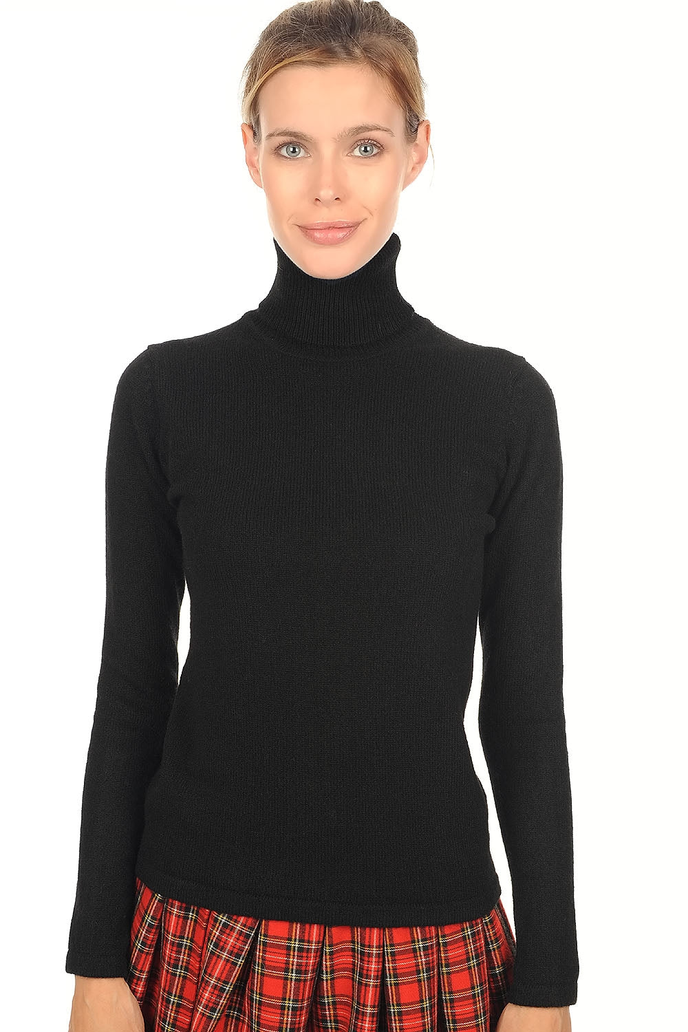 Fanelle aus Yak Damen - noir - Mahogany