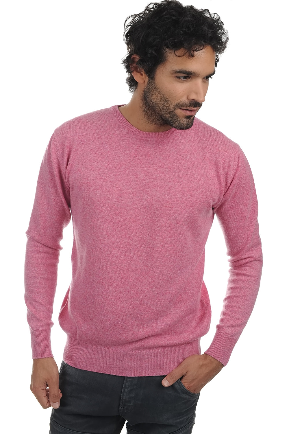 Keaton aus Kaschmir für Herren - Bubble Gum - Mahogany