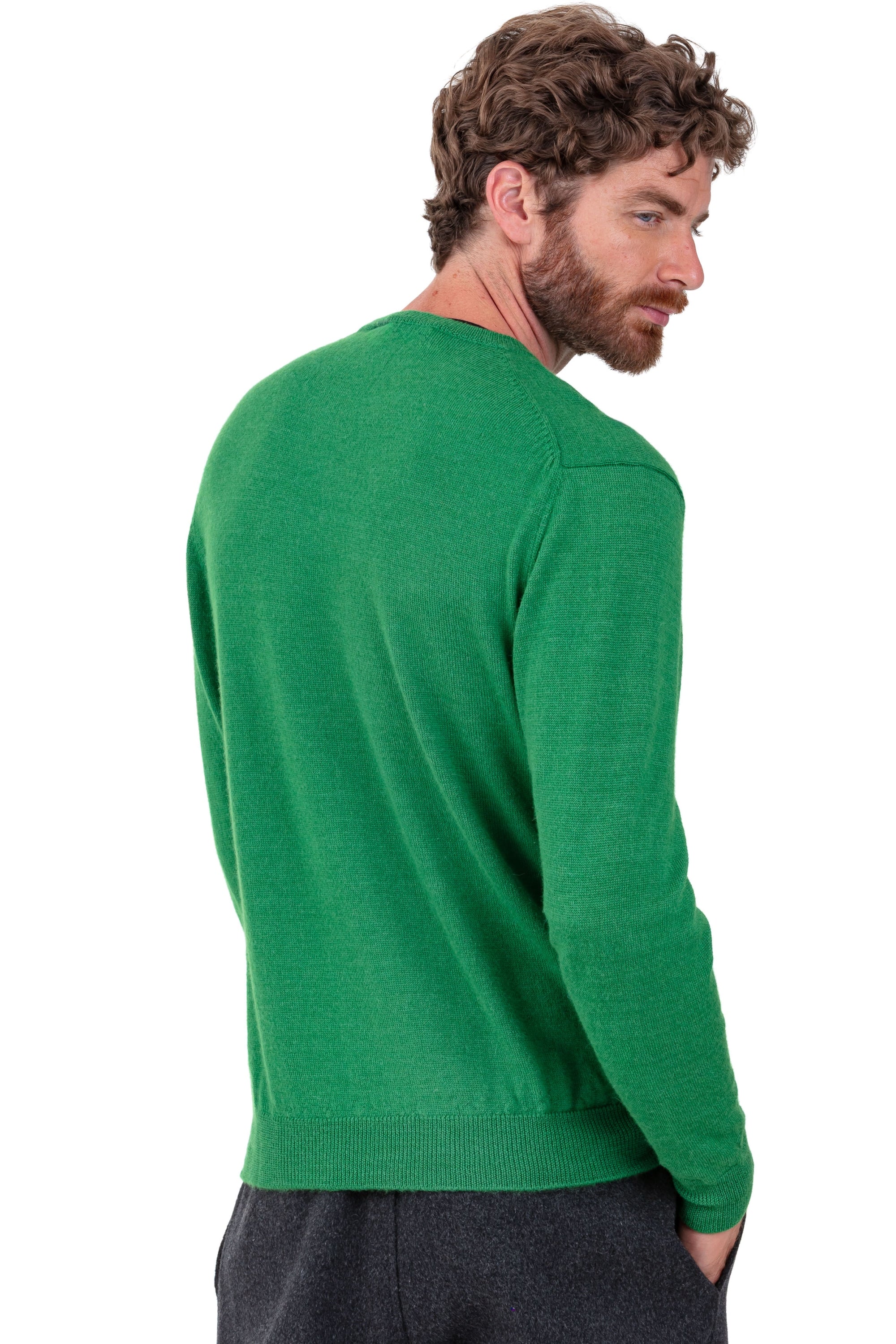 Nestor-Alpaga en baby alpaga homme - Vue 1 - green leaf - Mahogany