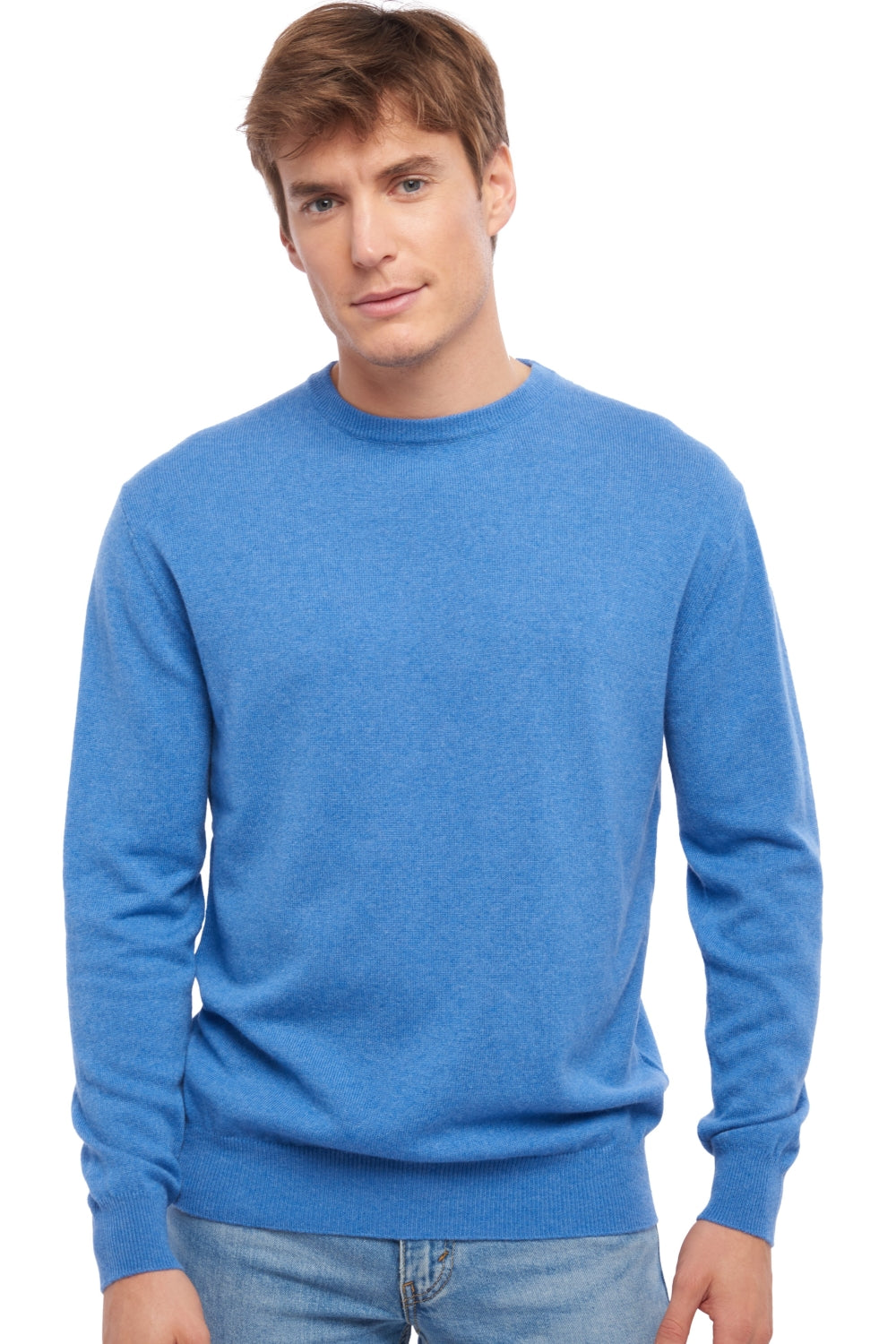 Nestor Kaschmirpullover Herren - Blau chiné - Mahogany