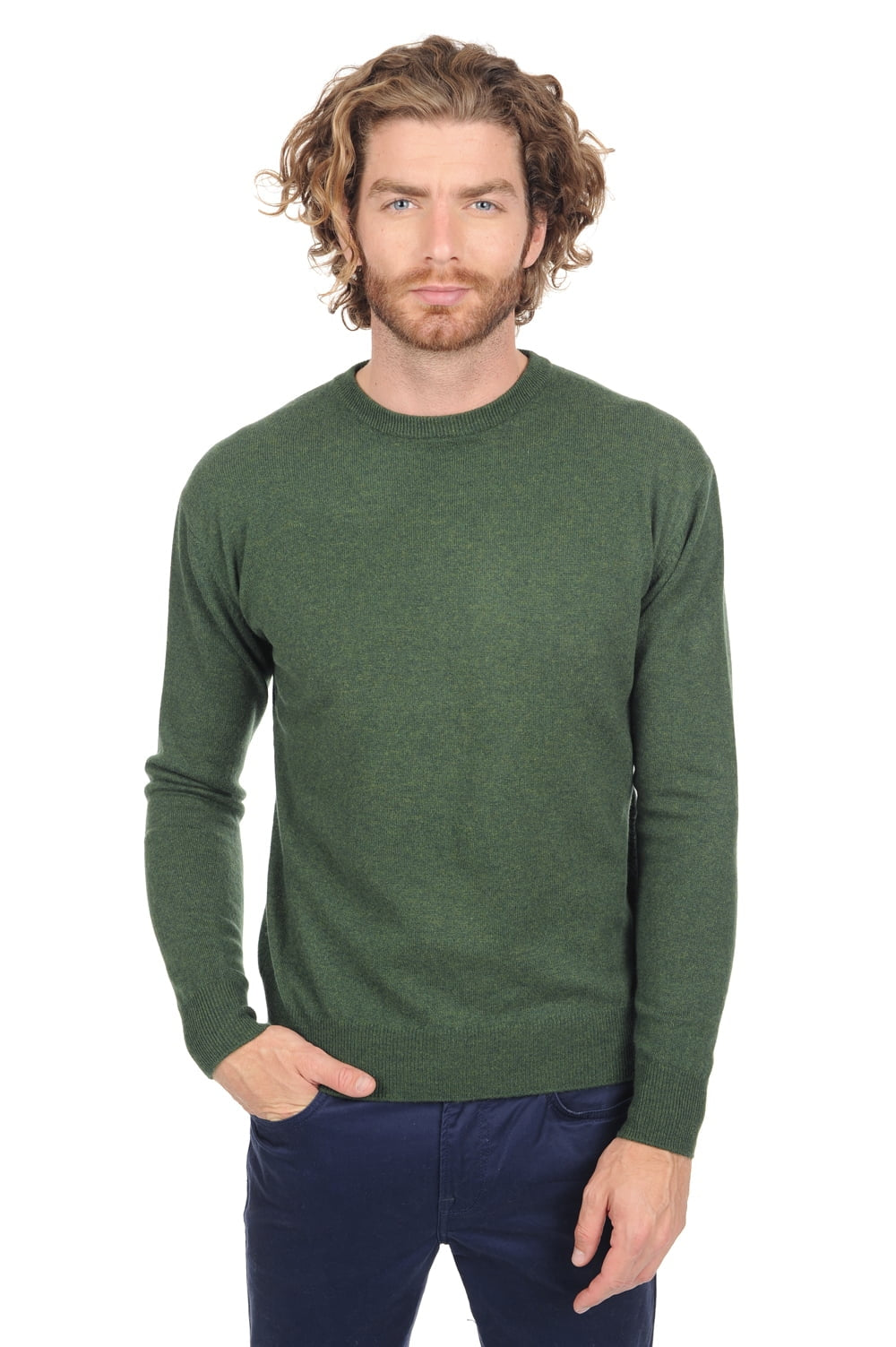 Nestor Kaschmirpullover Herren - cedar - Mahogany