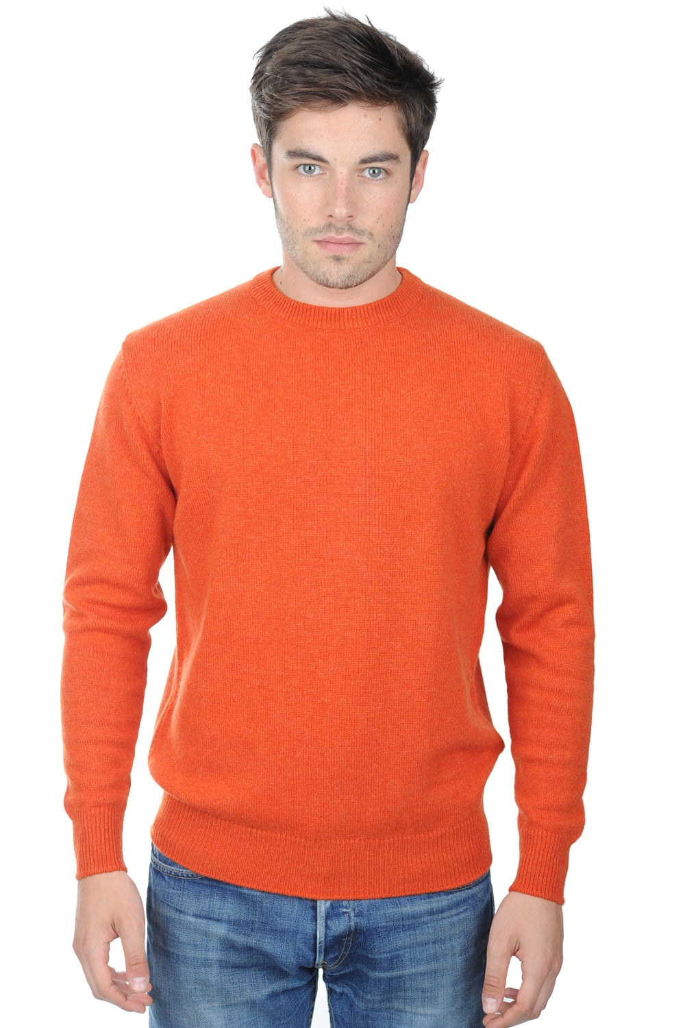 Nestor 4F Kaschmirpullover Herren - Paprika - Mahogany