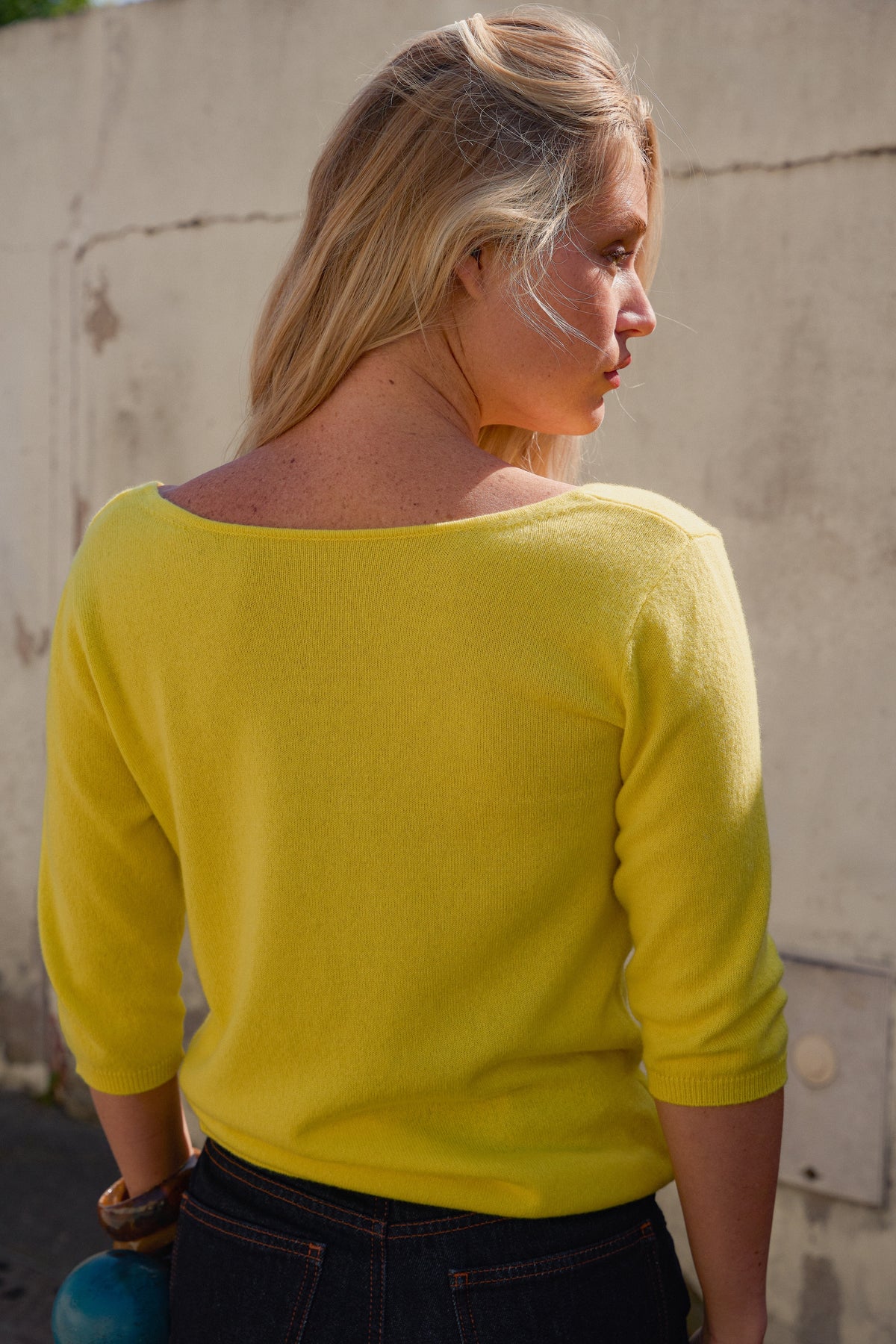 Odessa en cachemire femme - Vue 4 - maize - Mahogany