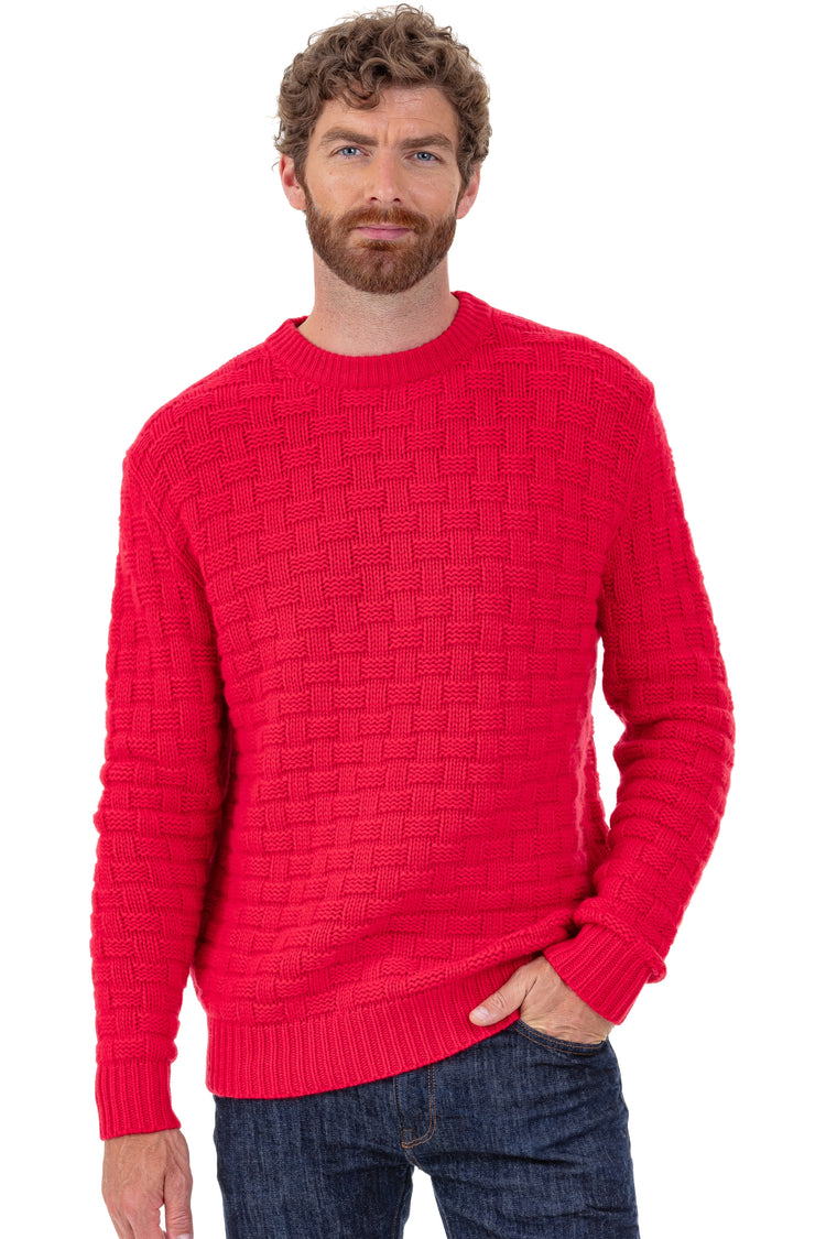 Pedro aus Kaschmir Herren - rouge velours - Mahogany