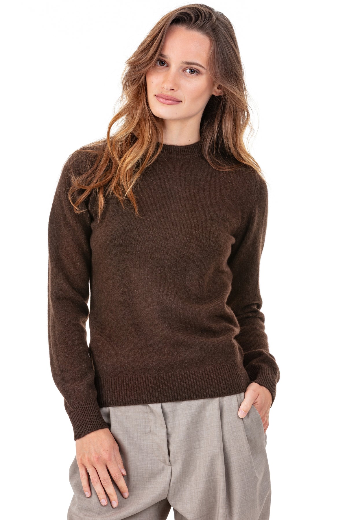 Prudence aus Yak für Damen - marron naturel - Mahogany
