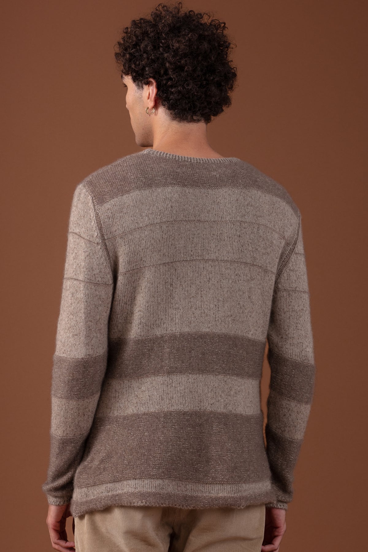 Racine en cachemire homme - Vue 1 - natural stone / natural brown - Mahogany