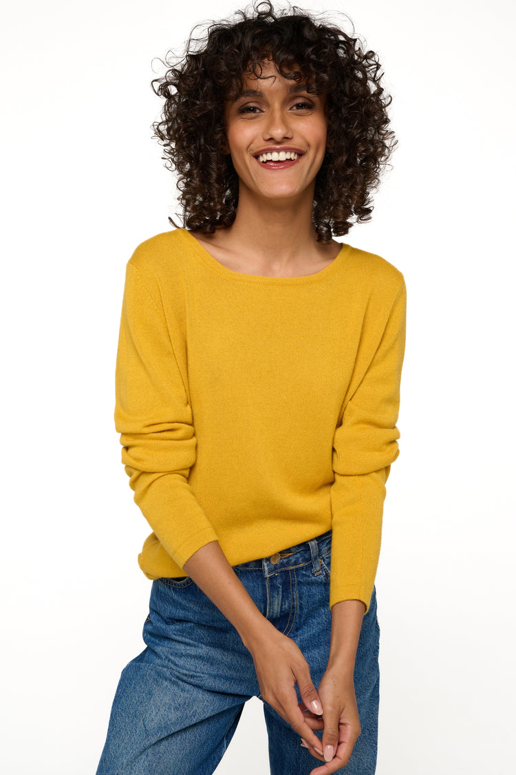 Solange aus Kaschmir für Damen - Ansicht 1 - senf - Mahogany