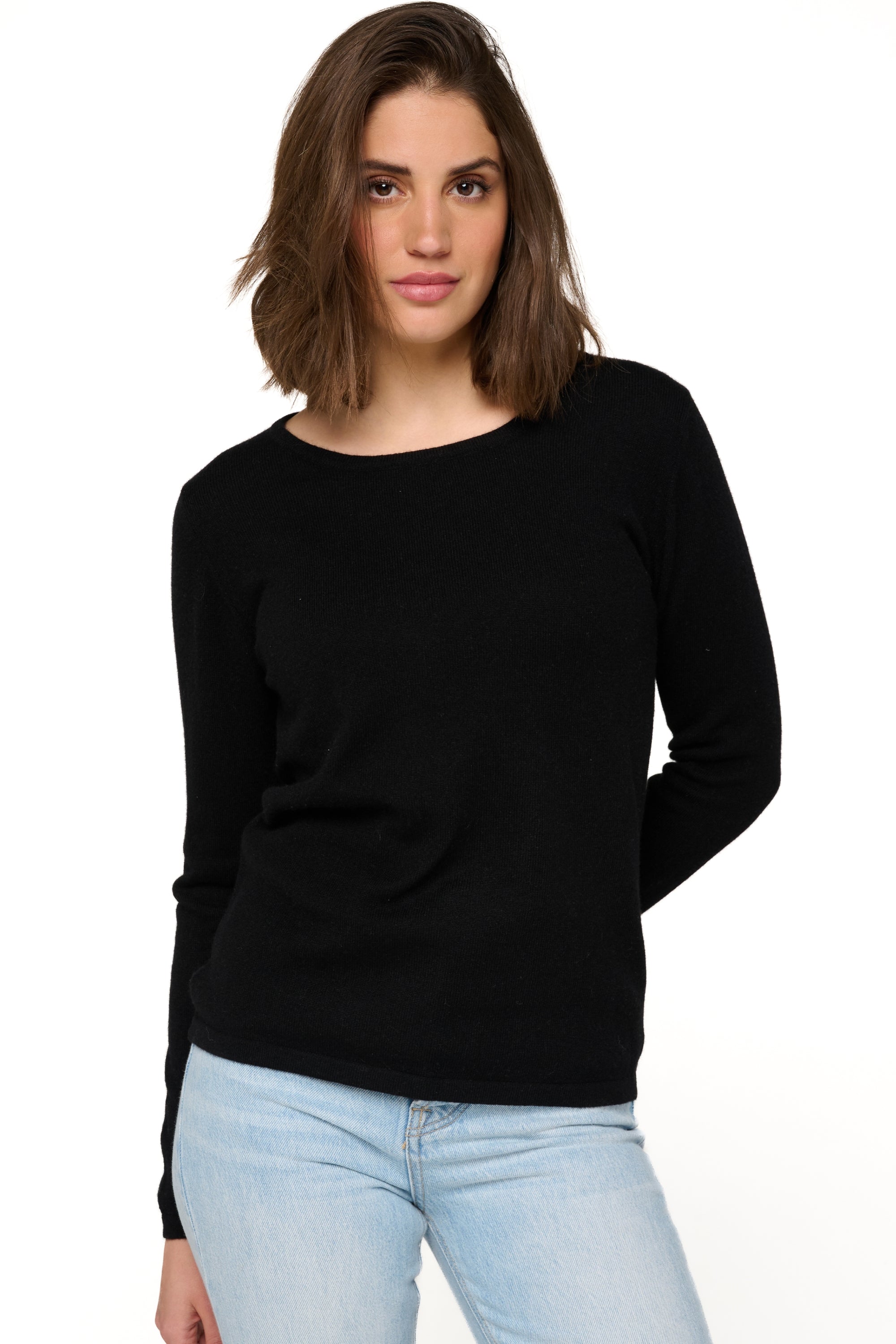 Solange aus Kaschmir für Damen - Schwarz - Mahogany