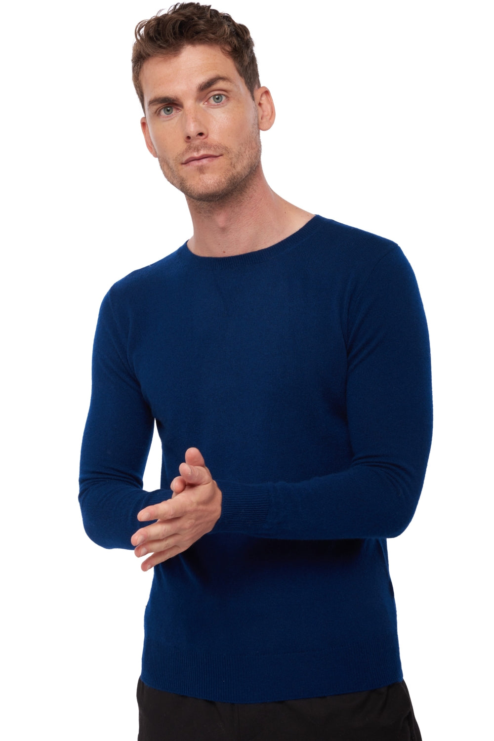 Tao aus Kaschmir für Herren - midnight - Mahogany