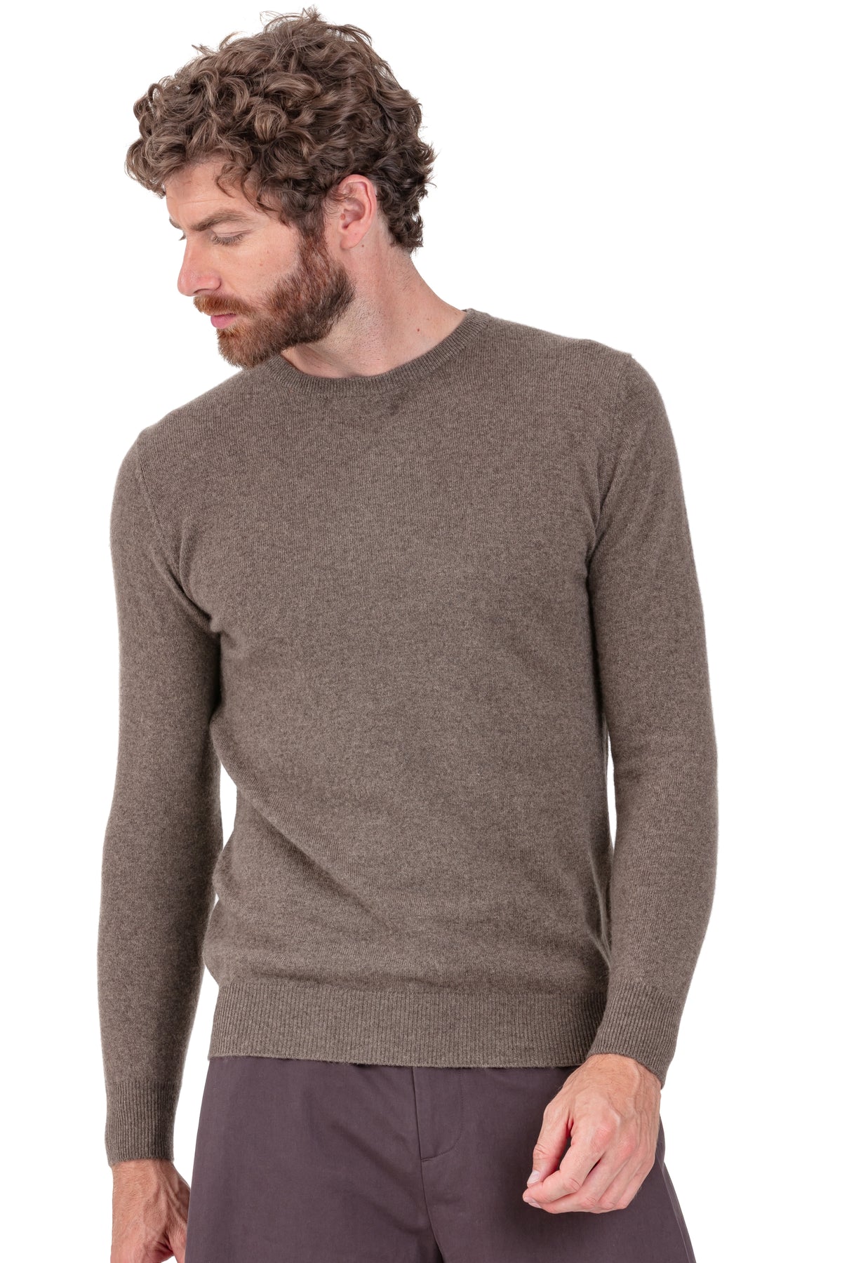 Tao aus Kaschmir für Herren - natural dark brown - Mahogany