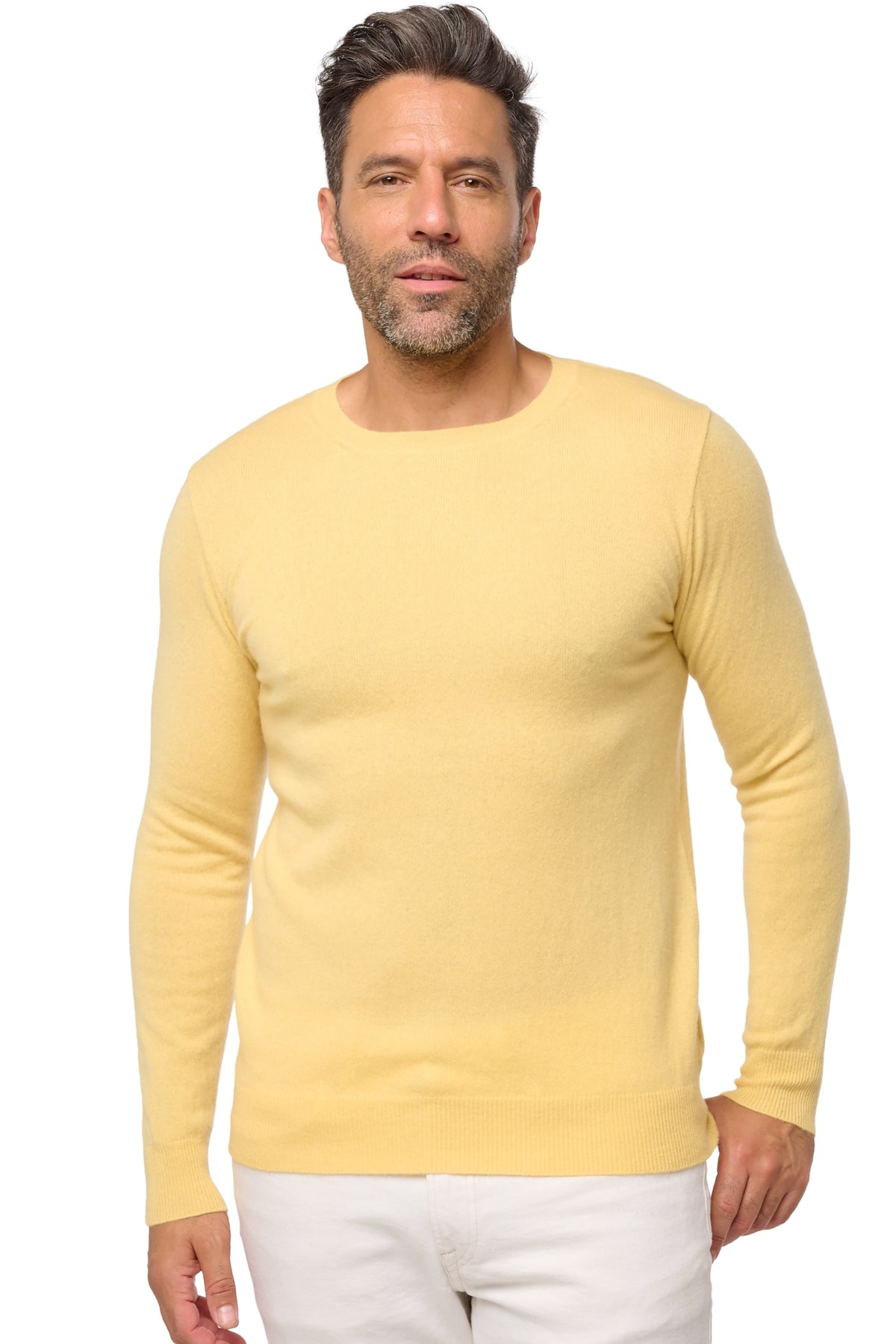 Tao aus Kaschmir für Herren - pina colada - Mahogany
