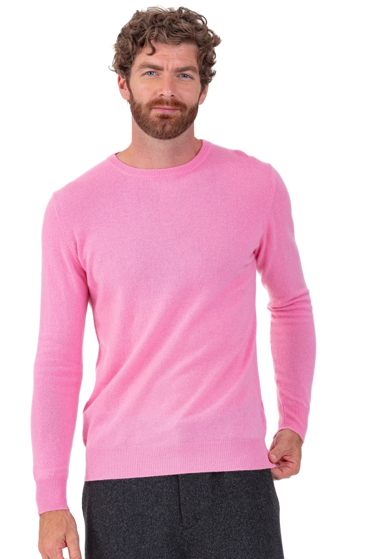 Tao aus Kaschmir für Herren - strawberry ice - Mahogany