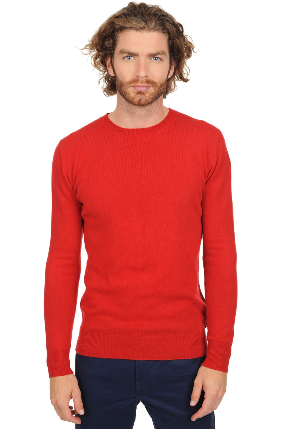 Tao aus Kaschmir für Herren - ultra red - Mahogany
