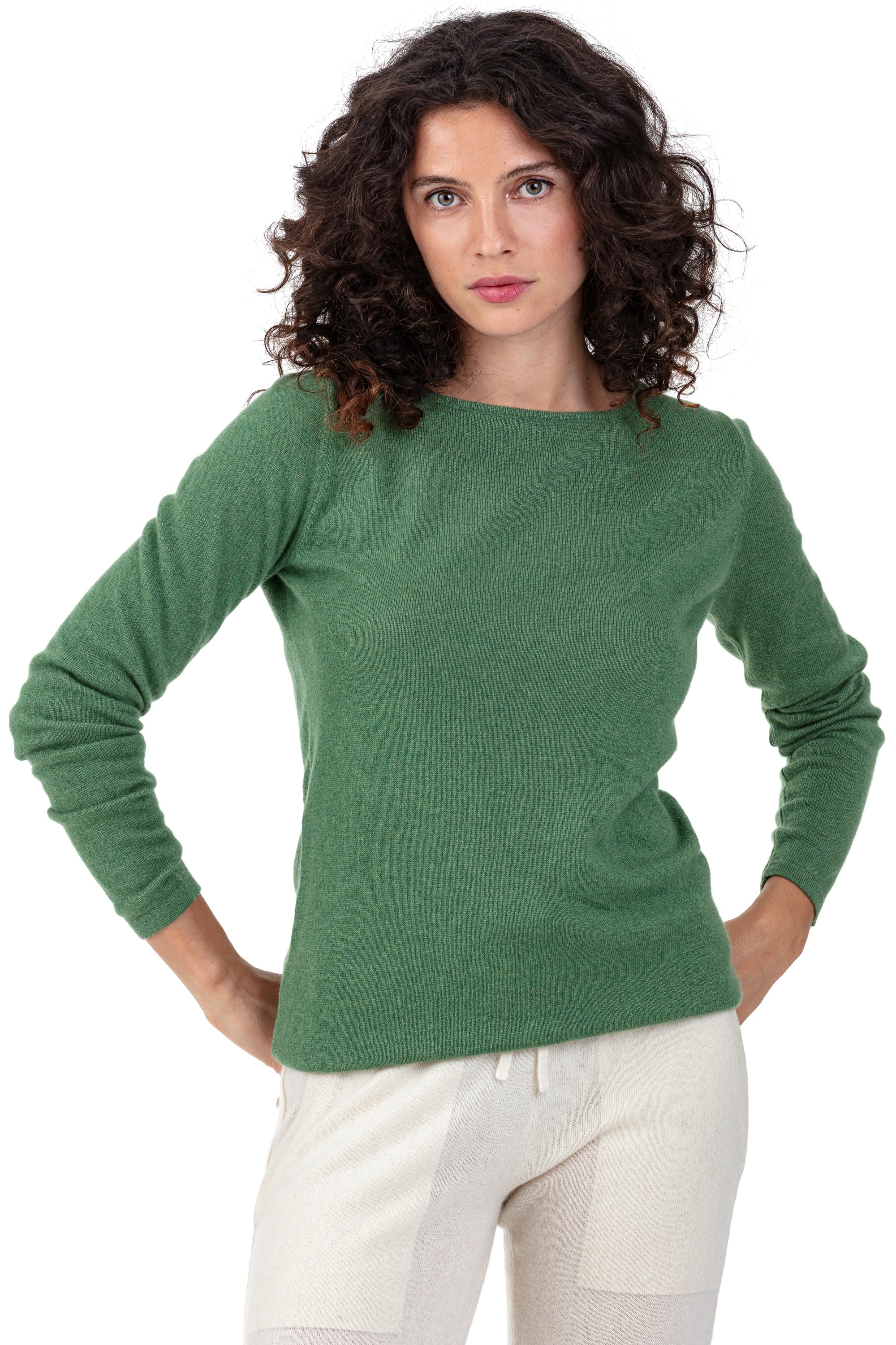 Tennessy Kaschmirpullover Damen - foliage - Mahogany