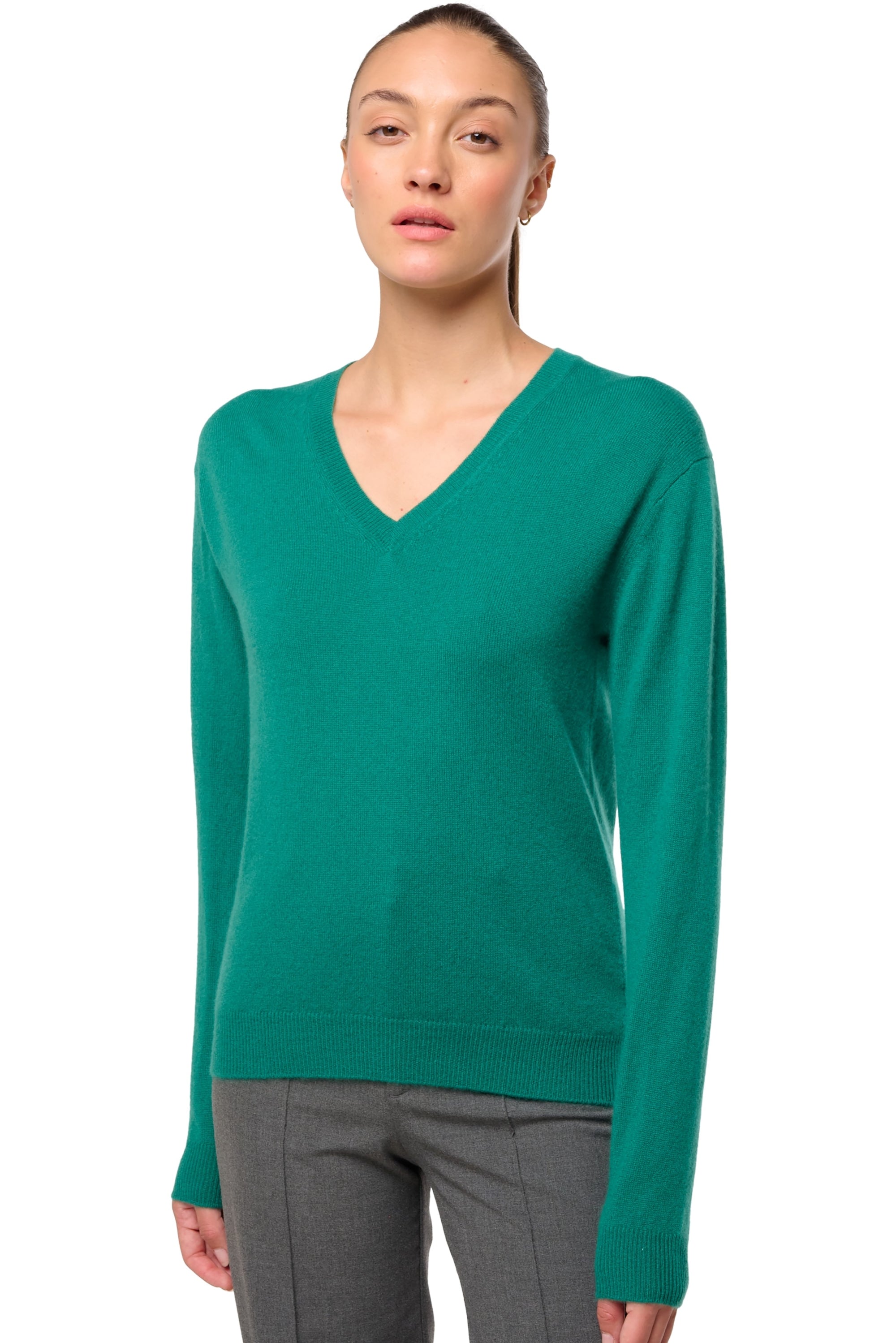 Tessa aus Kaschmir für Damen – botanical – Mahogany