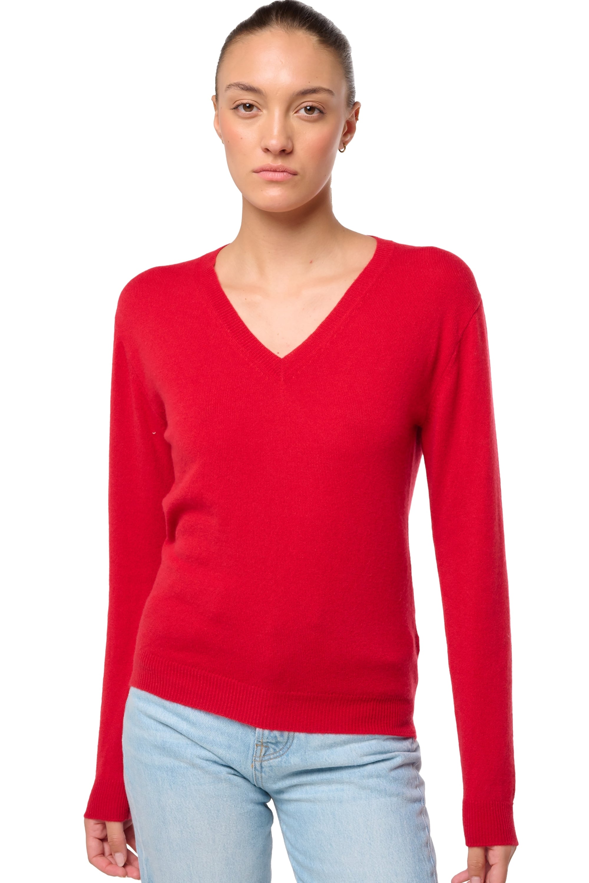 Tessa aus Kaschmir Damen - deep red - Mahogany
