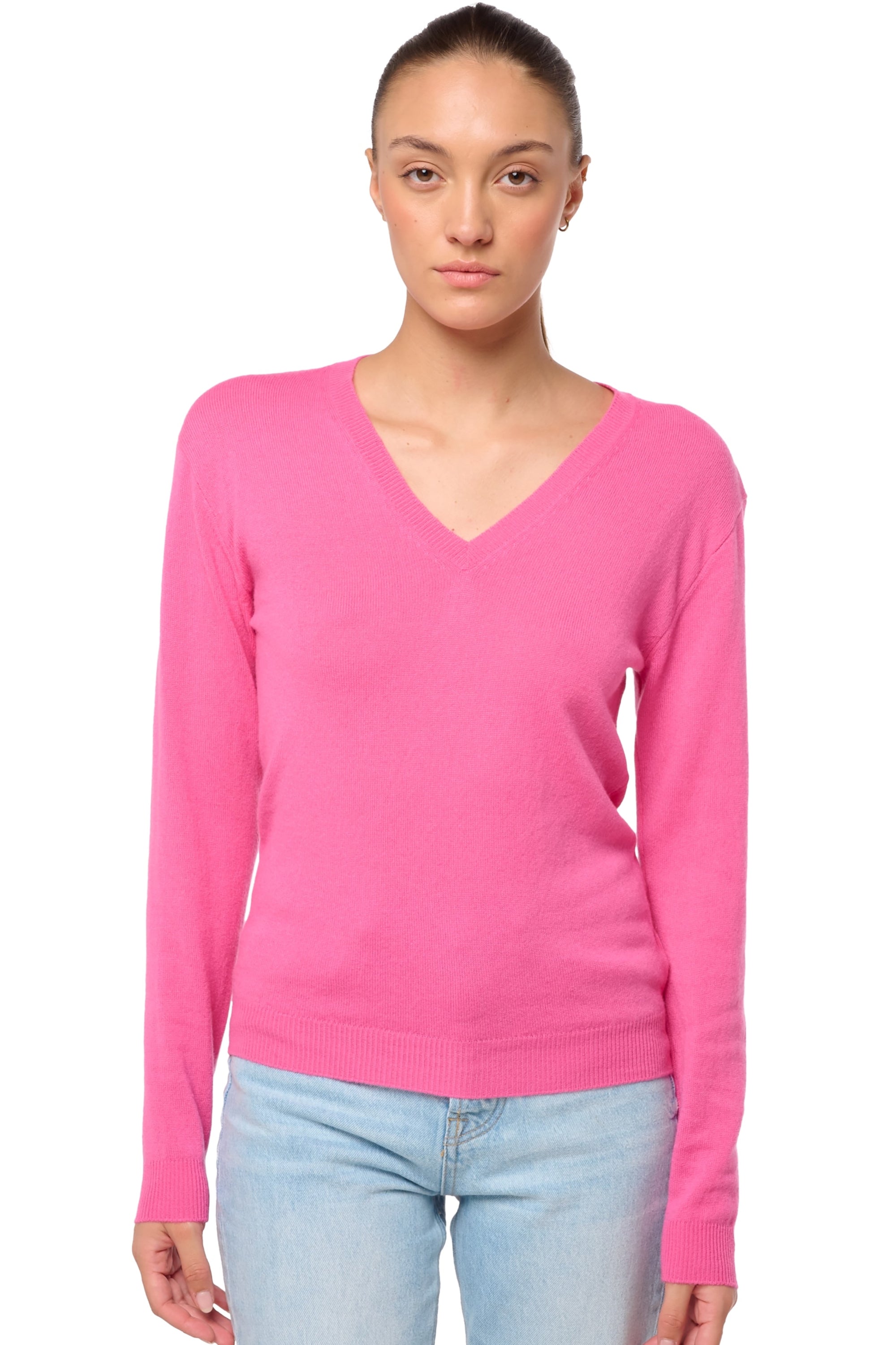 Tessa aus Kaschmir Damen - flashy rose - Mahogany